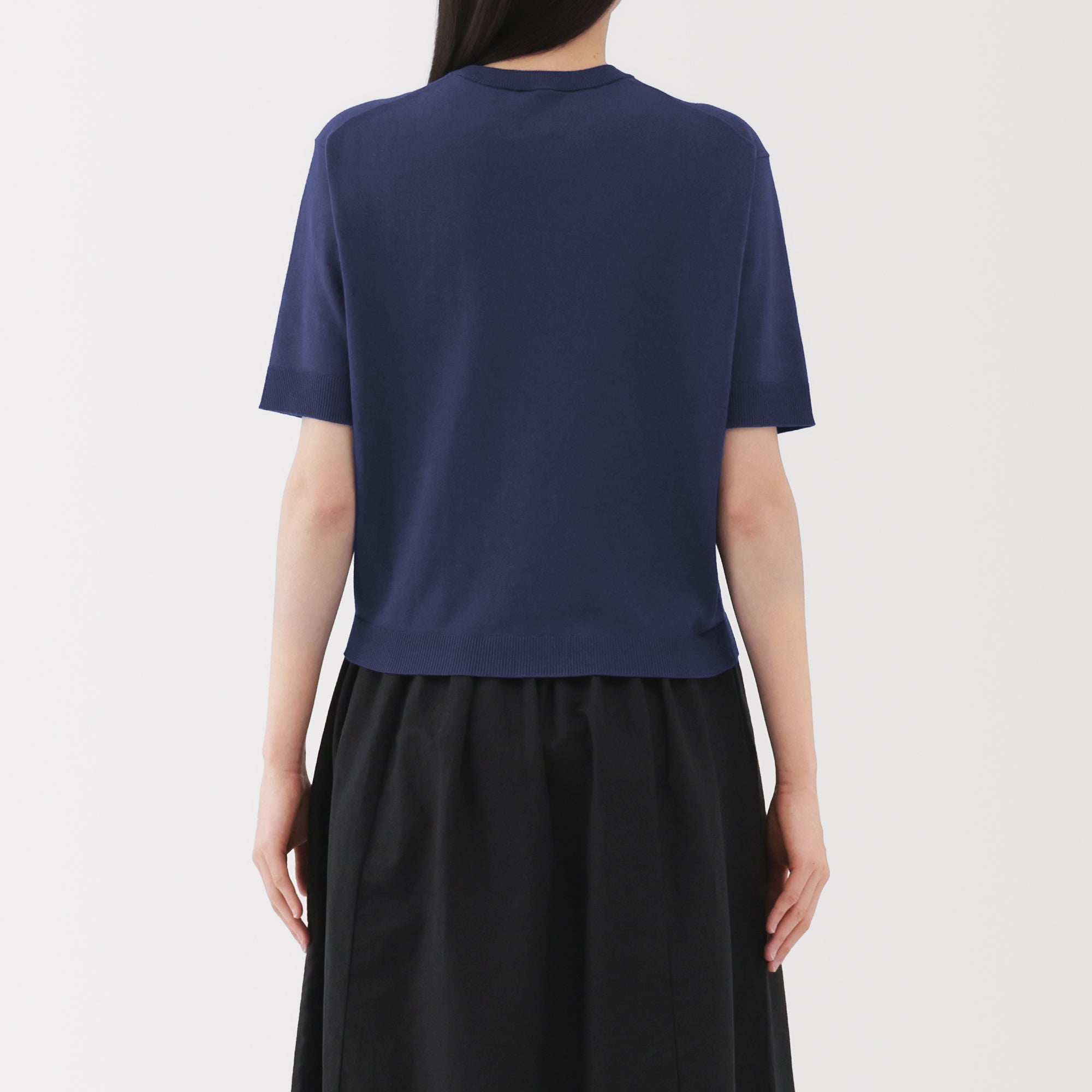 Women's High Twist Half Sleeve Sweater