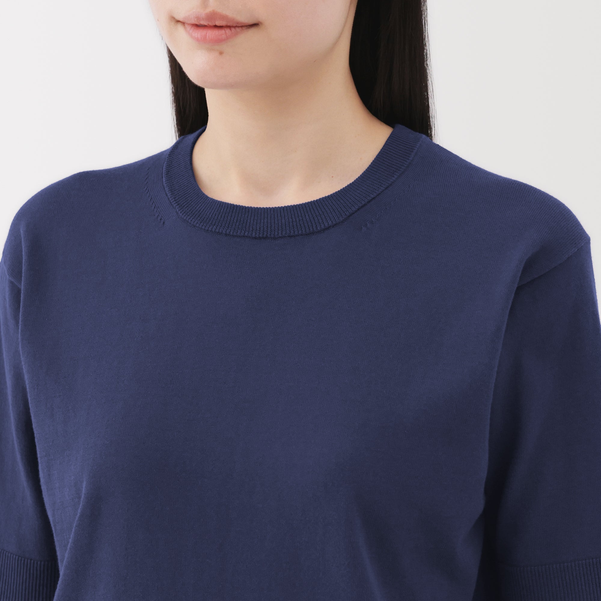 Women's High Twist Half Sleeve Sweater