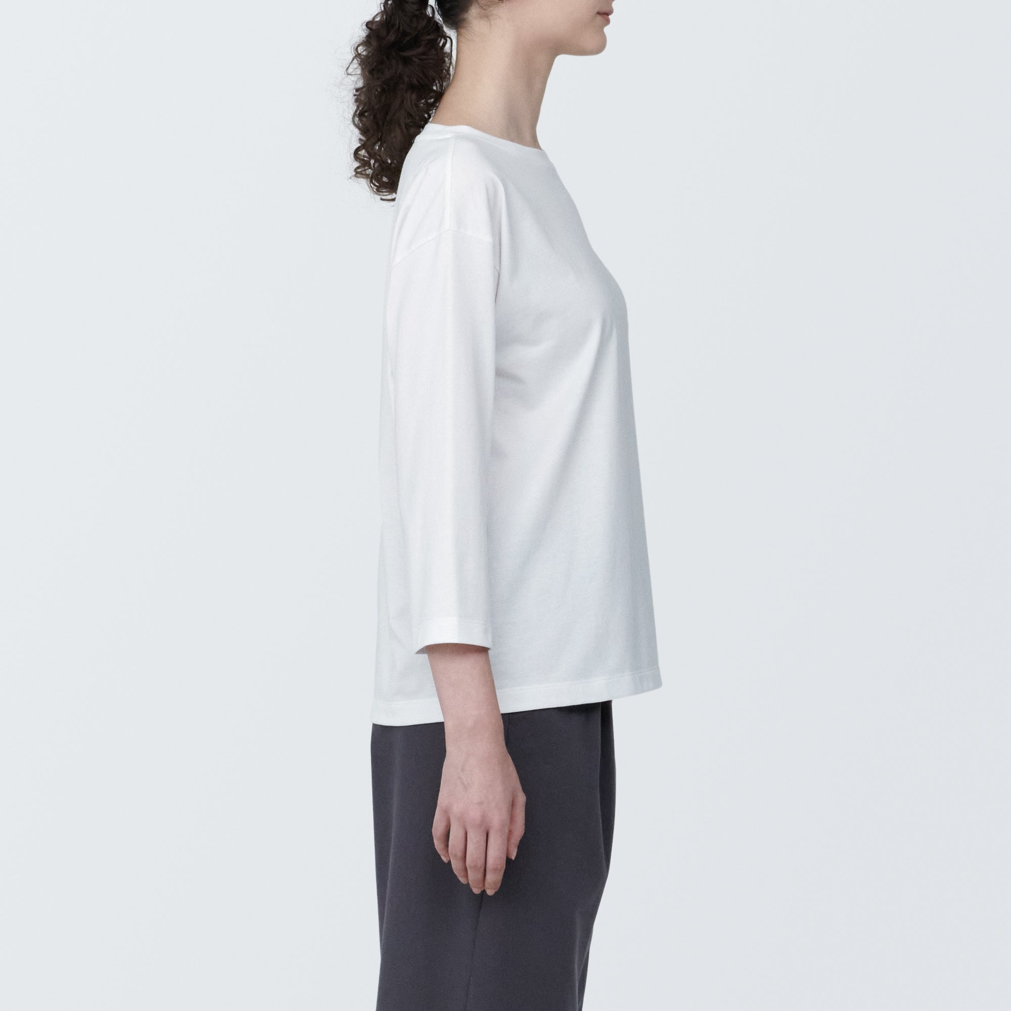 Women's Jersey Boatneck 3/4 Sleeve T-Shirt