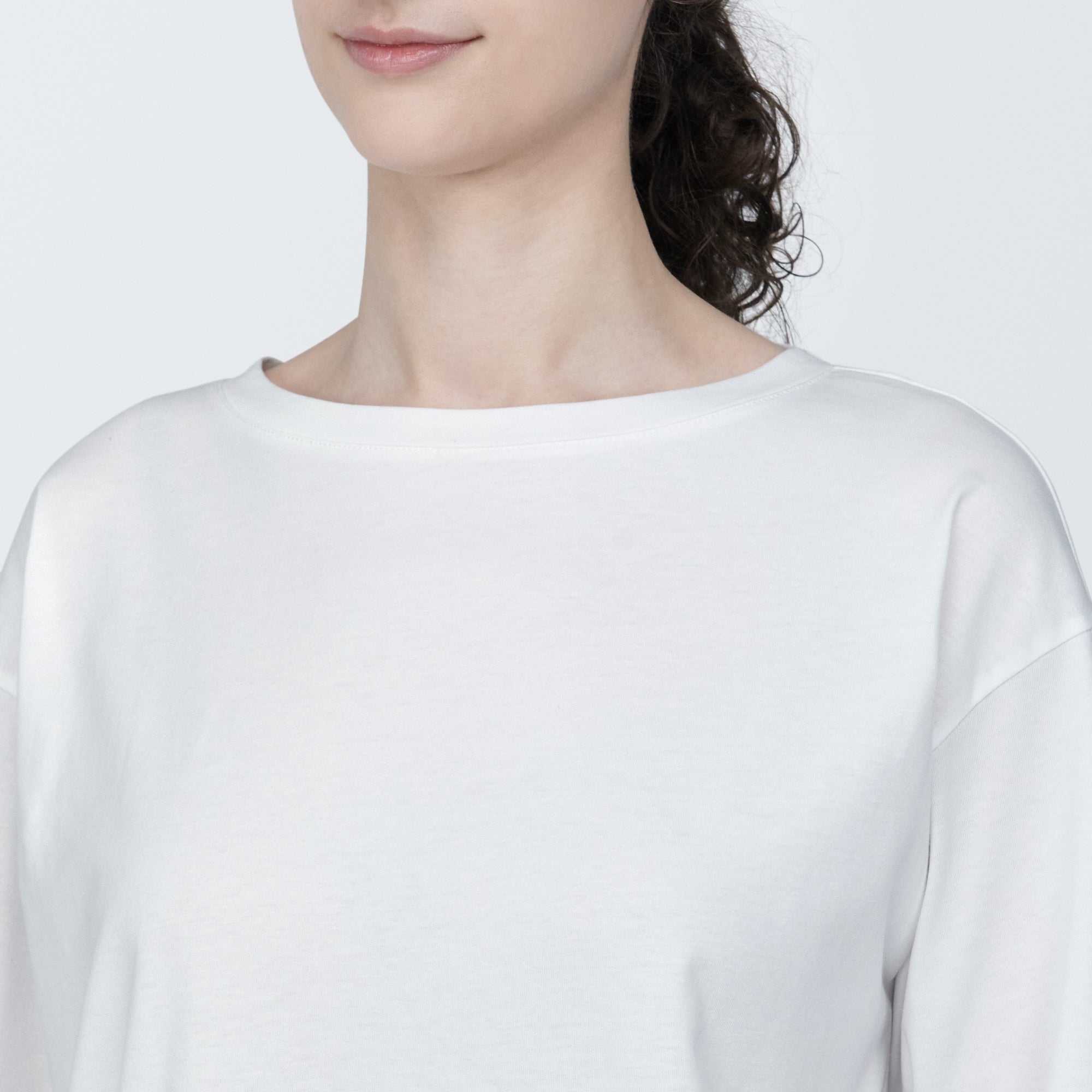Women's Jersey Boatneck 3/4 Sleeve T-Shirt