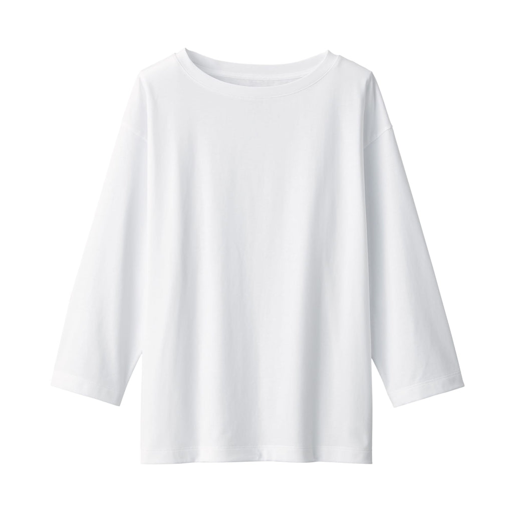 Women's Jersey Boatneck 3/4 Sleeve T-Shirt