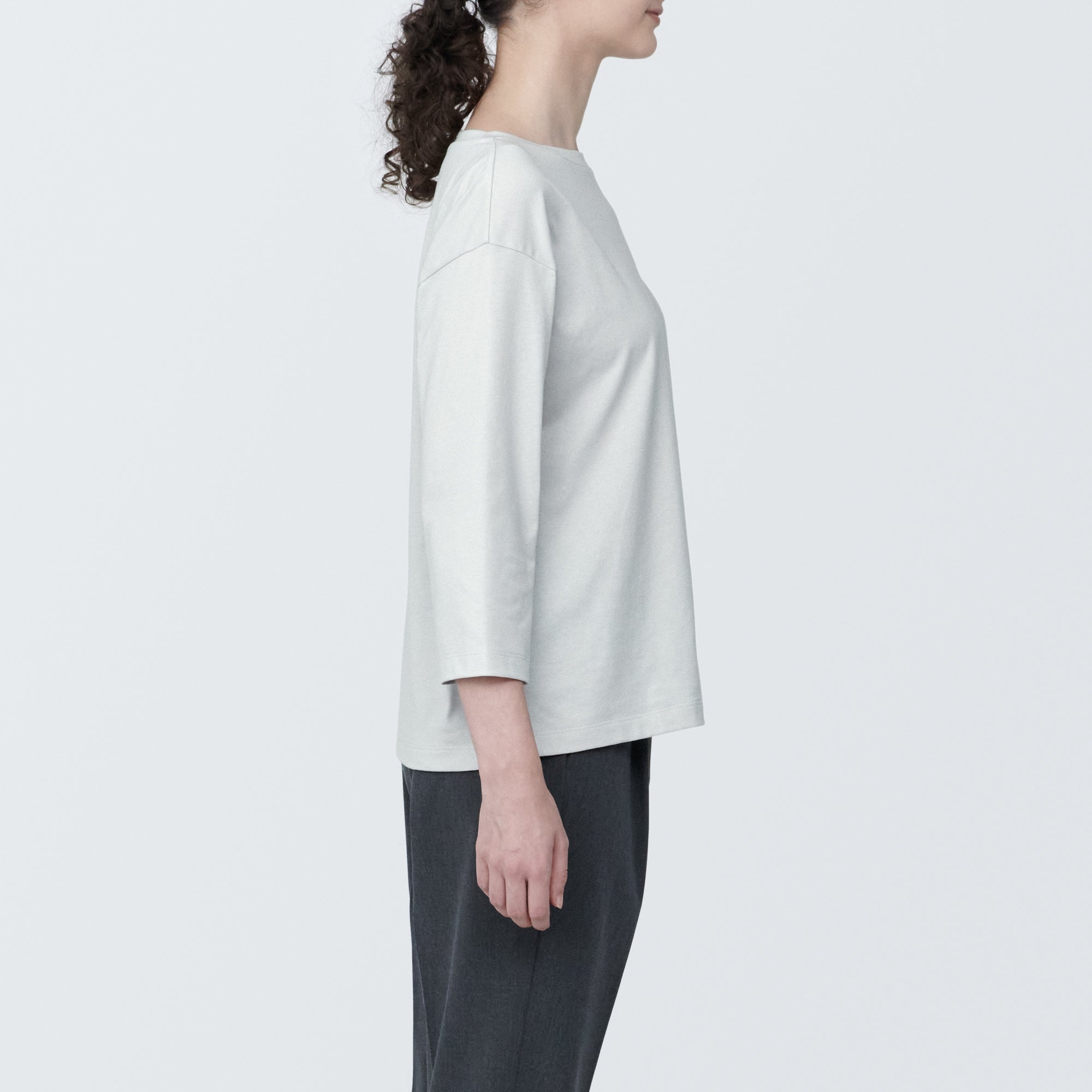 Women's Jersey Boatneck 3/4 Sleeve T-Shirt