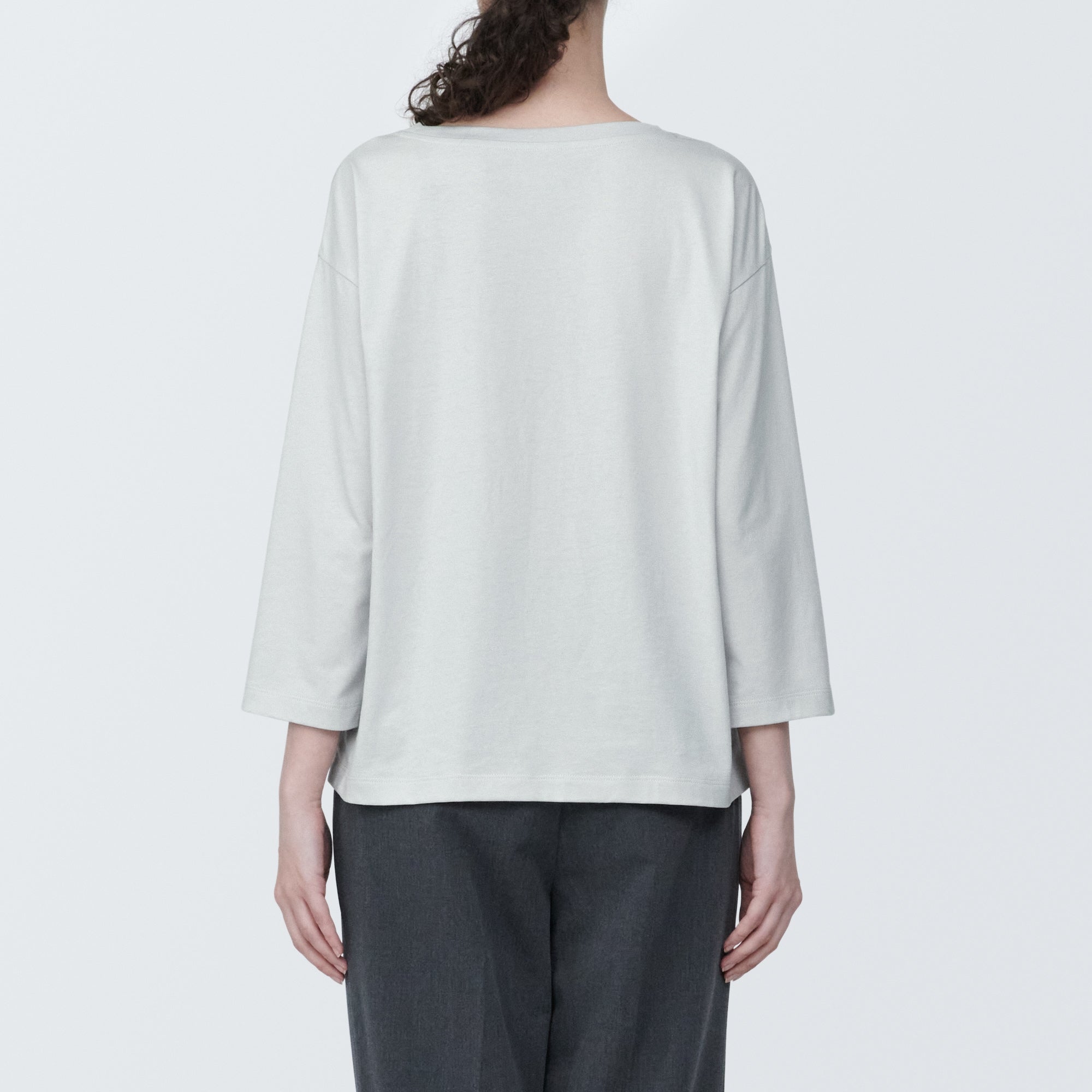 Women's Jersey Boatneck 3/4 Sleeve T-Shirt
