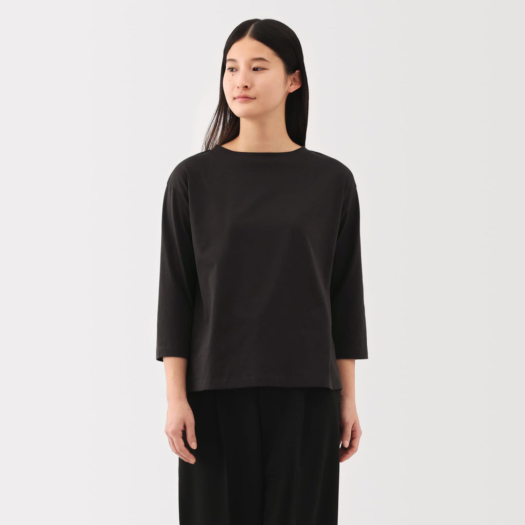 Women's Jersey Boatneck 3/4 Sleeve T-Shirt