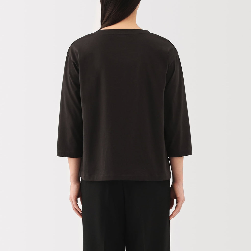 Women's Jersey Boatneck 3/4 Sleeve T-Shirt