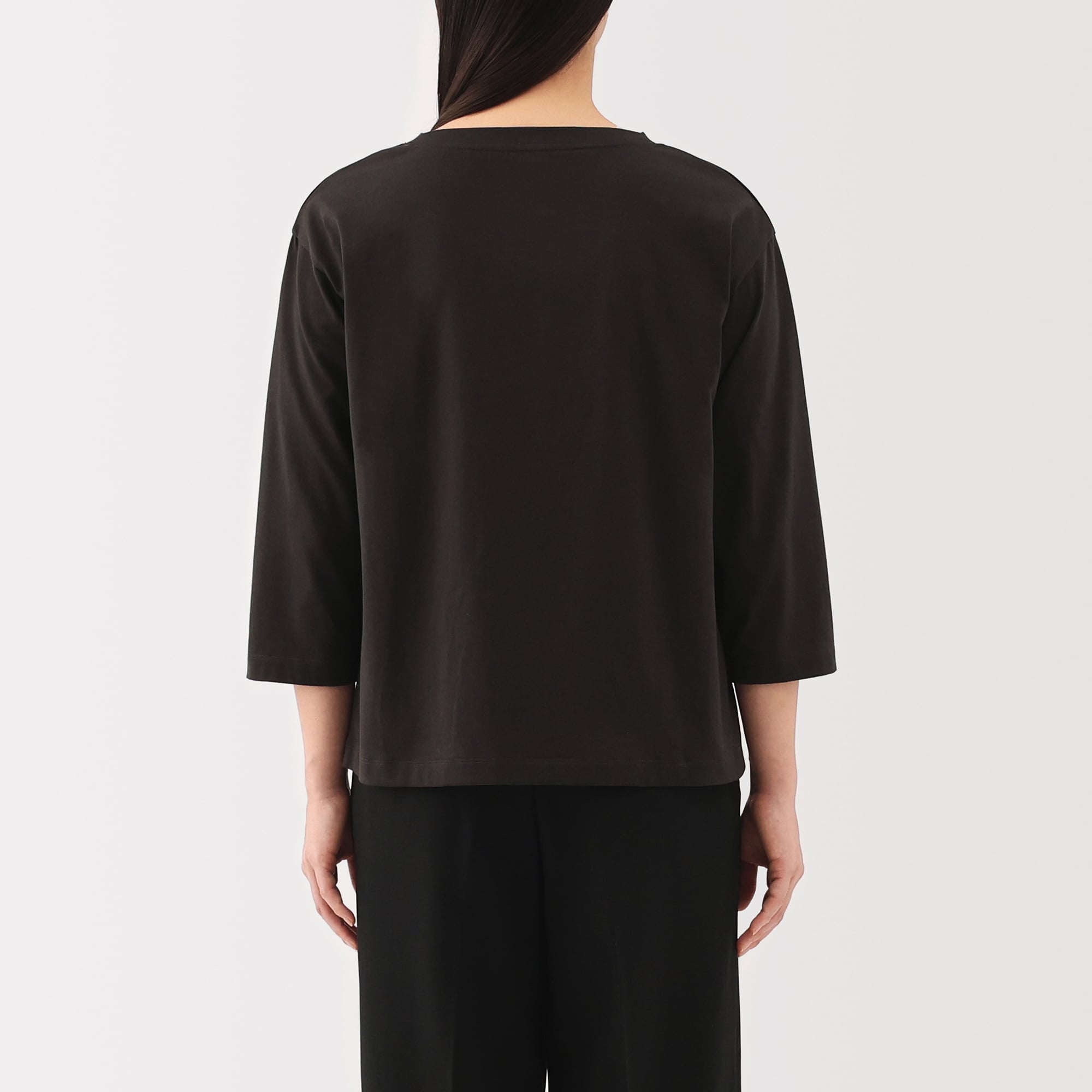 Women's Jersey Boatneck 3/4 Sleeve T-Shirt