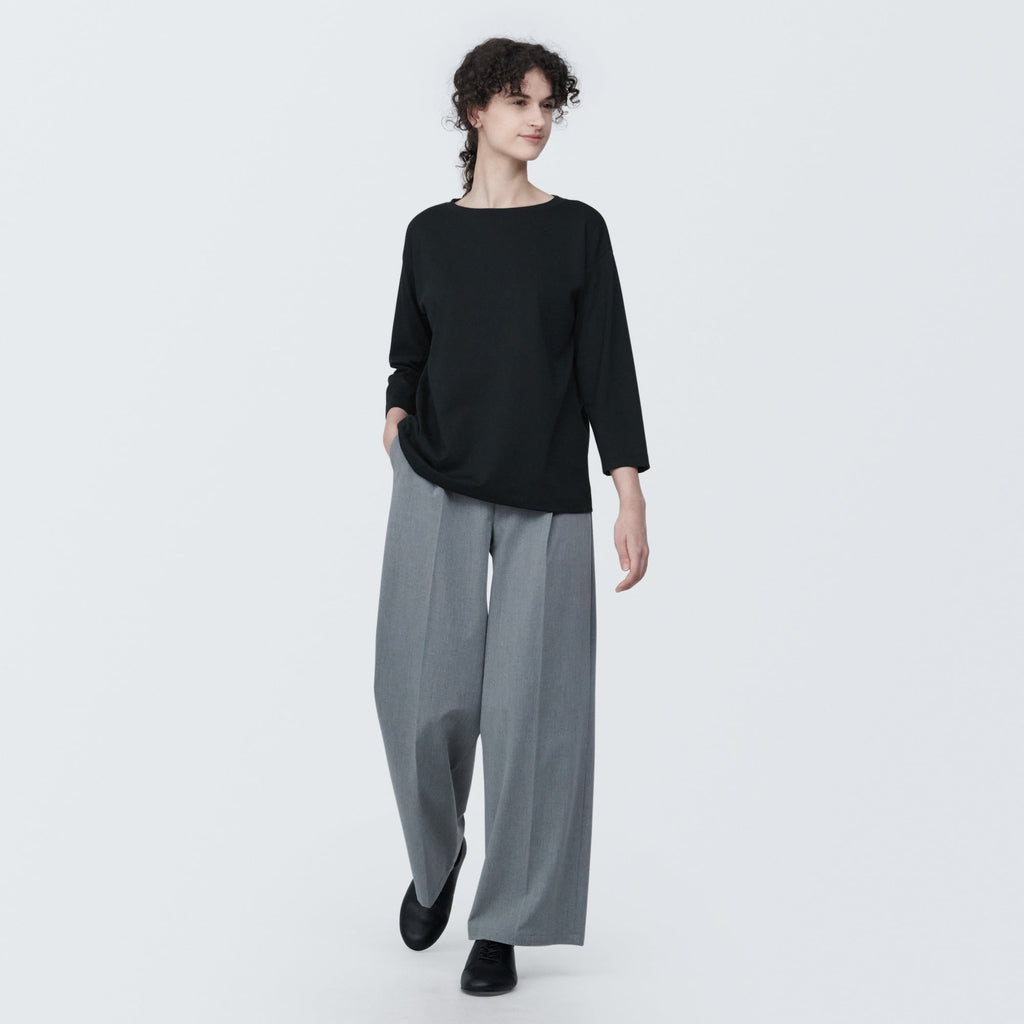 Women's Jersey Boatneck 3/4 Sleeve T-Shirt