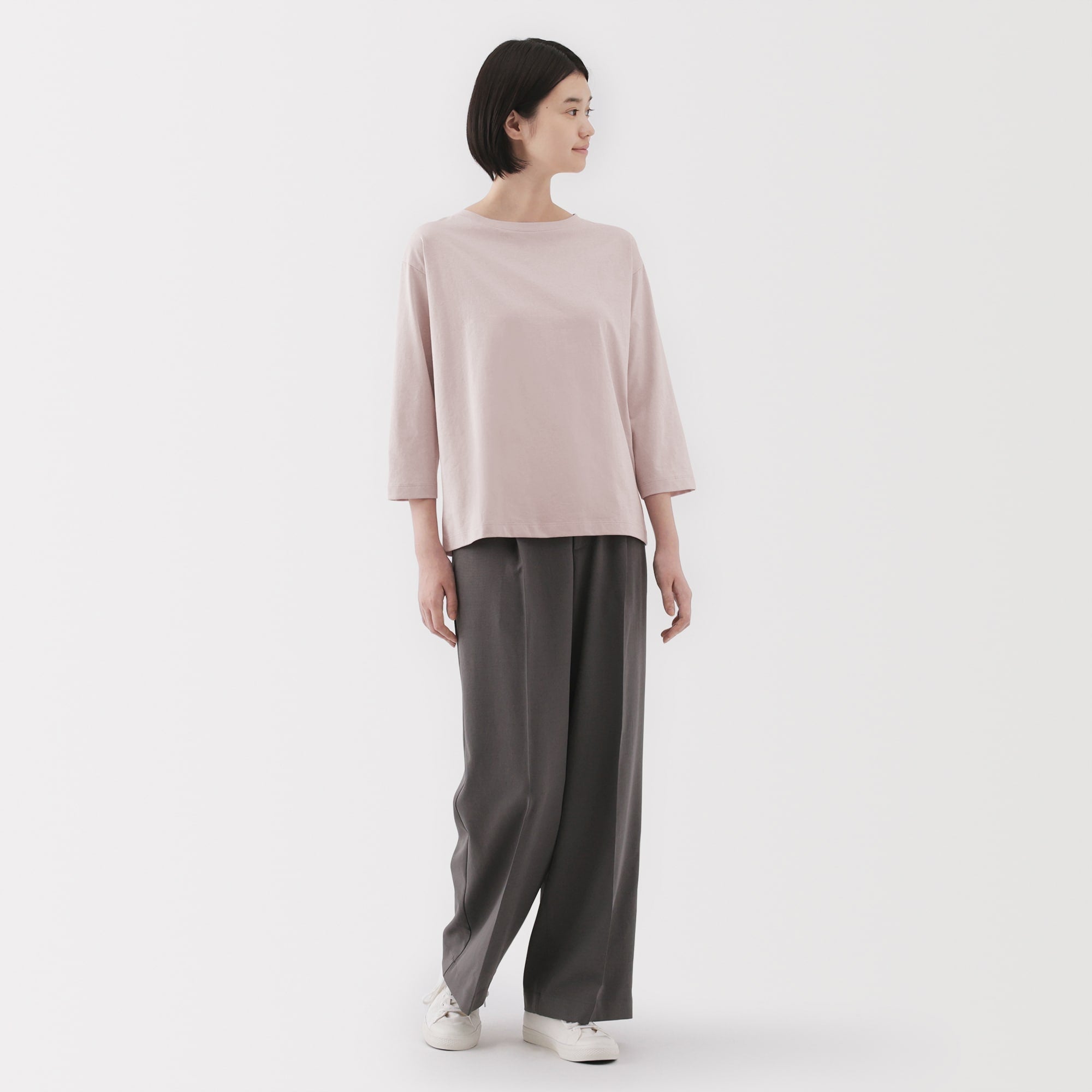 Women's Jersey Boatneck 3/4 Sleeve T-Shirt