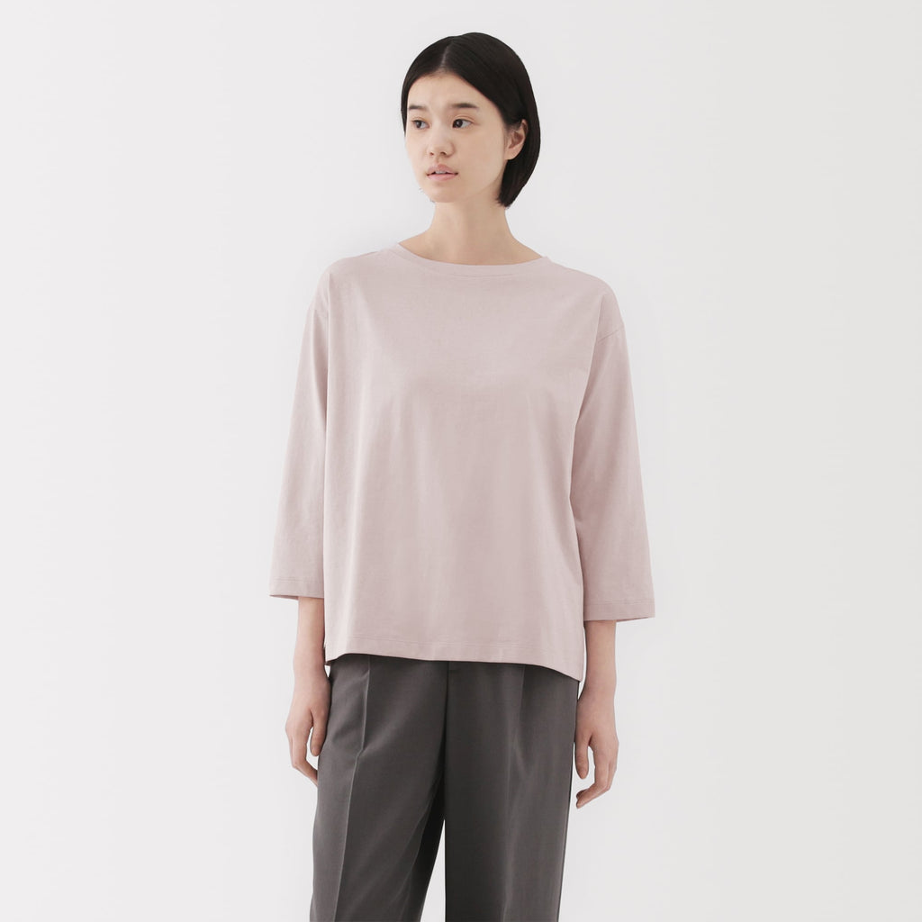Women's Jersey Boatneck 3/4 Sleeve T-Shirt