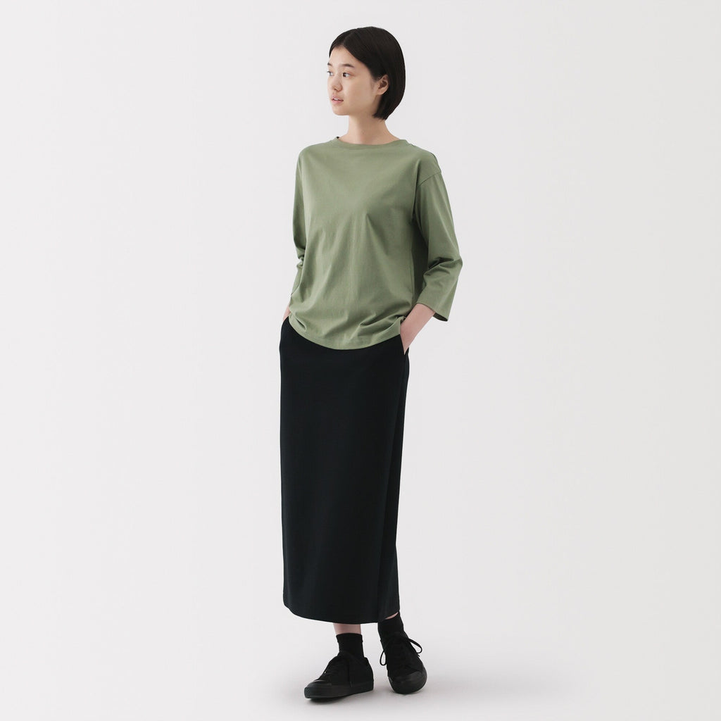 Women's Jersey Boatneck 3/4 Sleeve T-Shirt