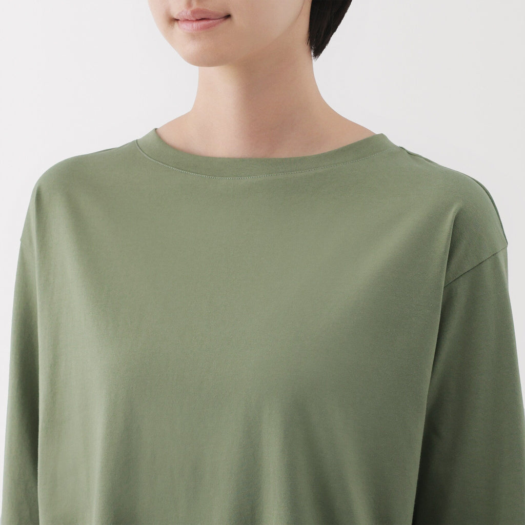 Women's Jersey Boatneck 3/4 Sleeve T-Shirt