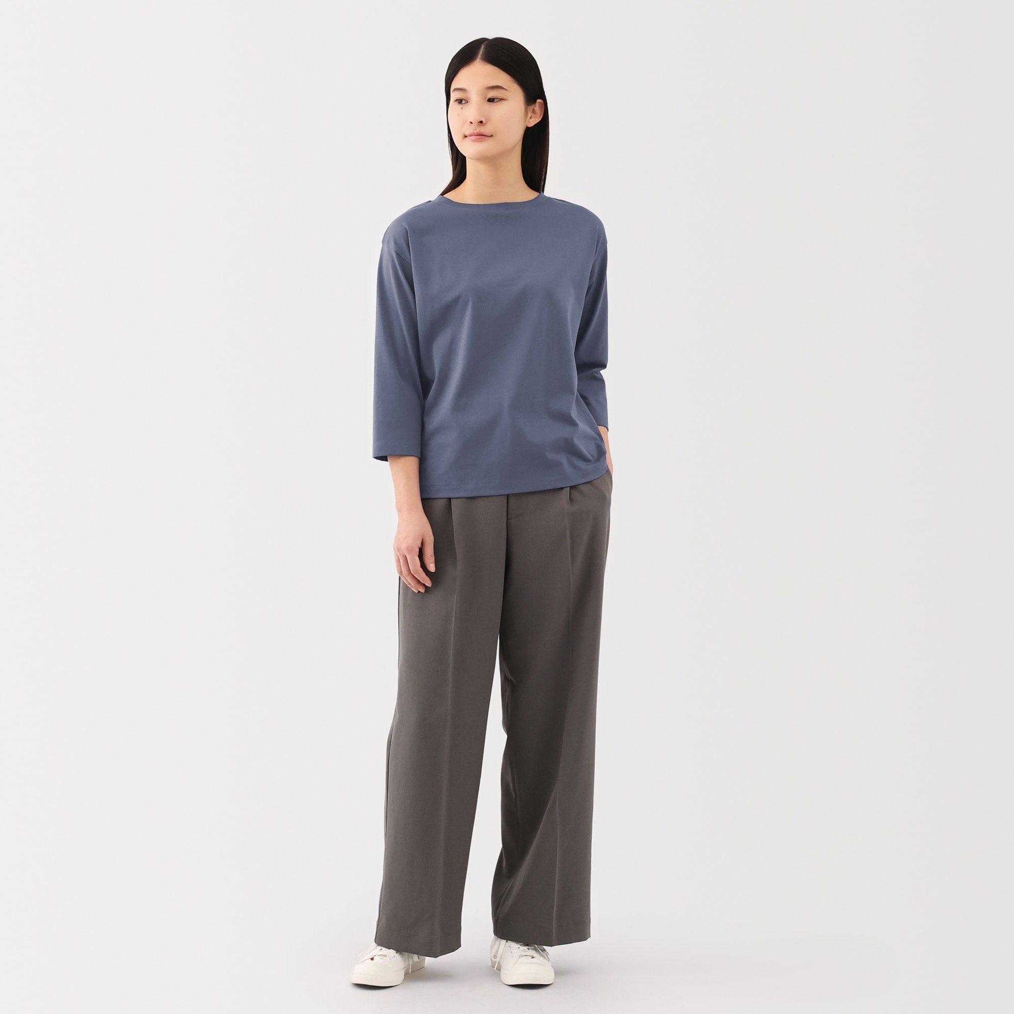 Women's Jersey Boatneck 3/4 Sleeve T-Shirt