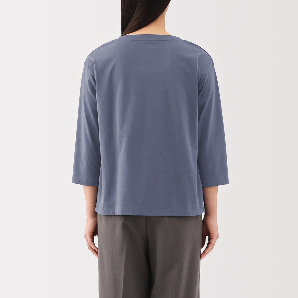 Women's Jersey Boatneck 3/4 Sleeve T-Shirt