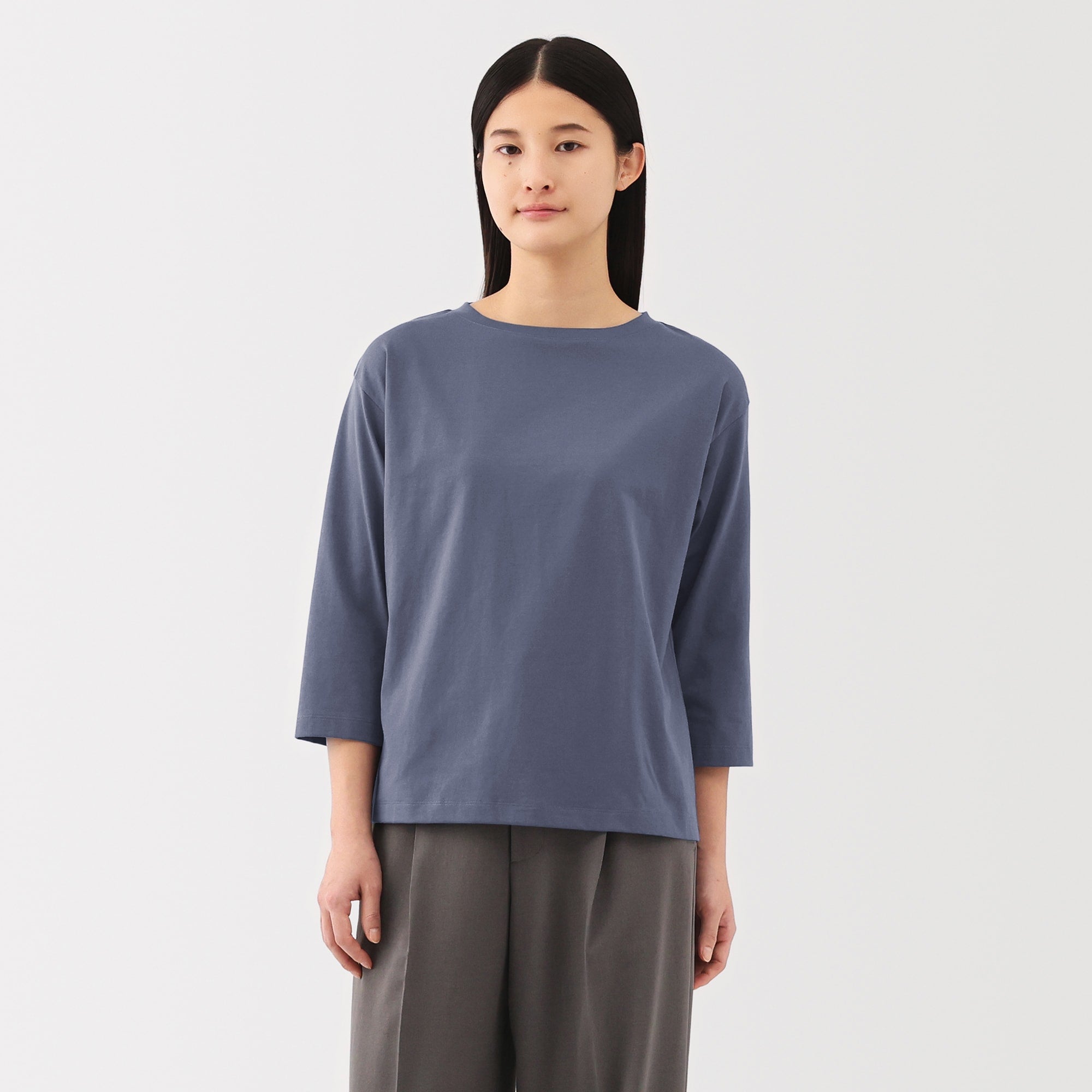 Women's Jersey Boatneck 3/4 Sleeve T-Shirt