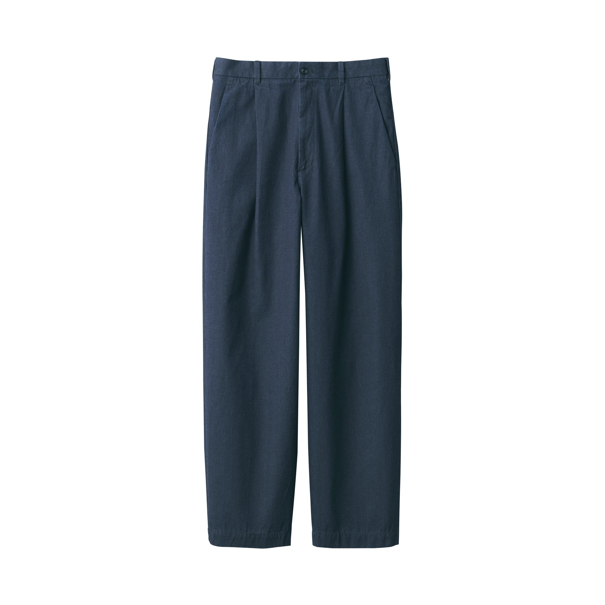 Men's Indigo Darted Wide Pants