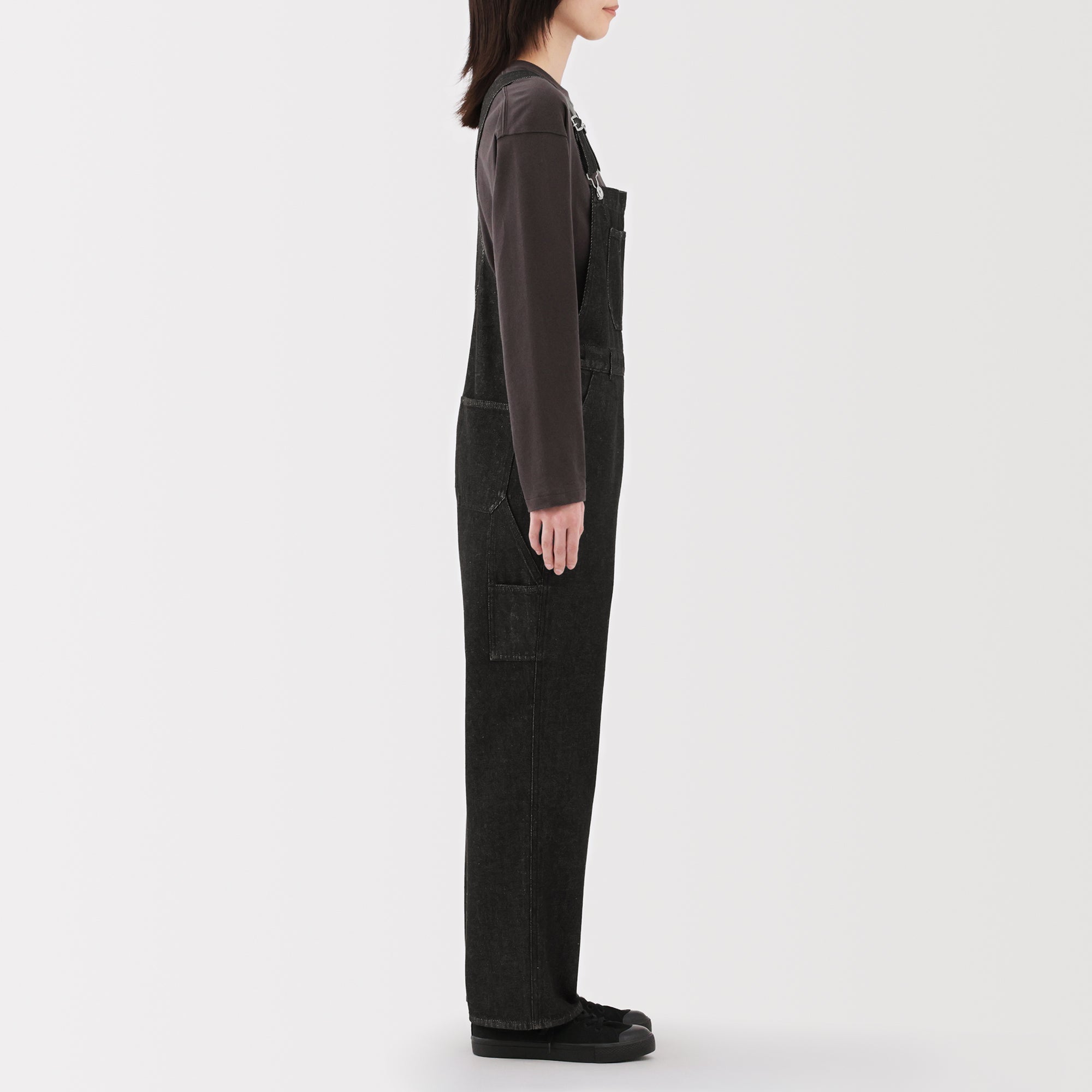 Kapok Blend Denim Overalls
