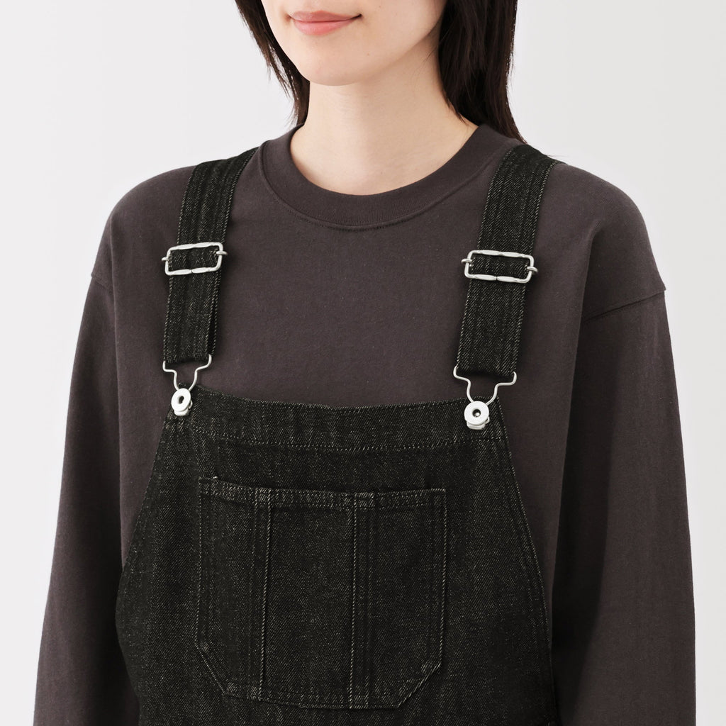 Kapok Blend Denim Overalls