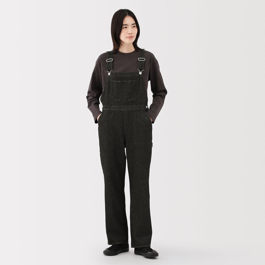 Kapok Blend Denim Overalls