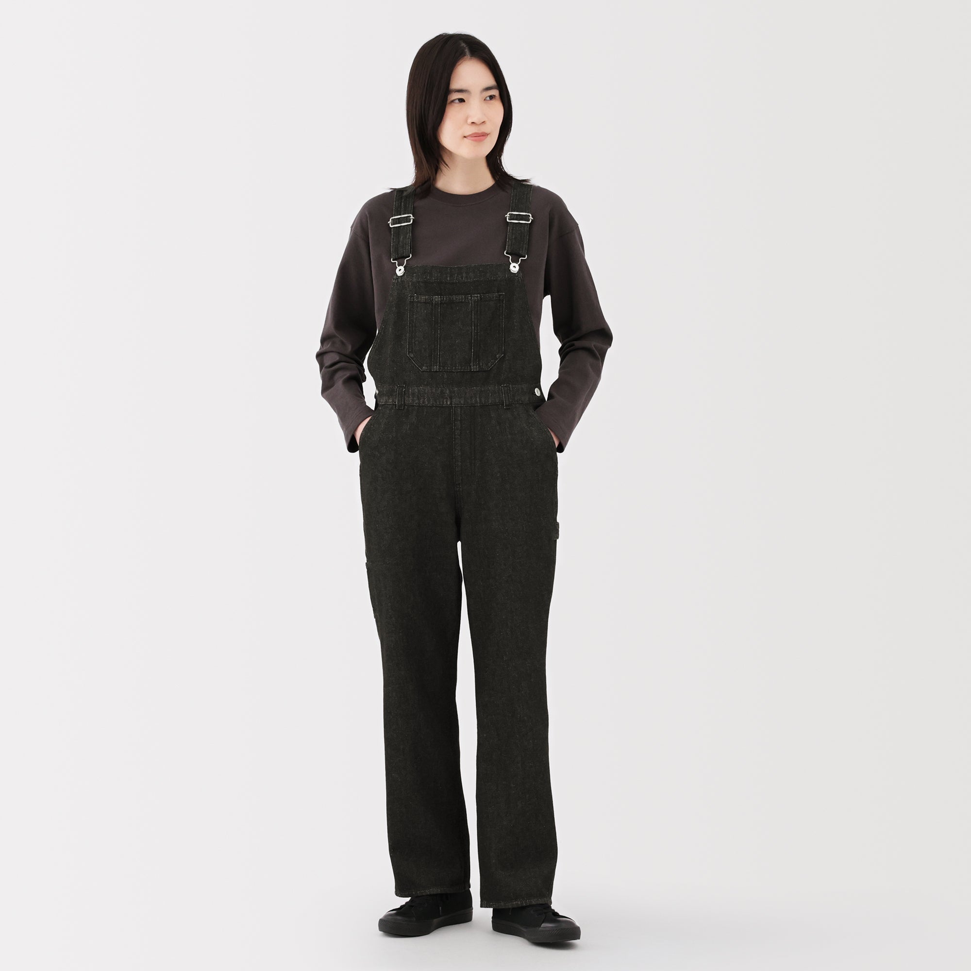 Kapok Blend Denim Overalls