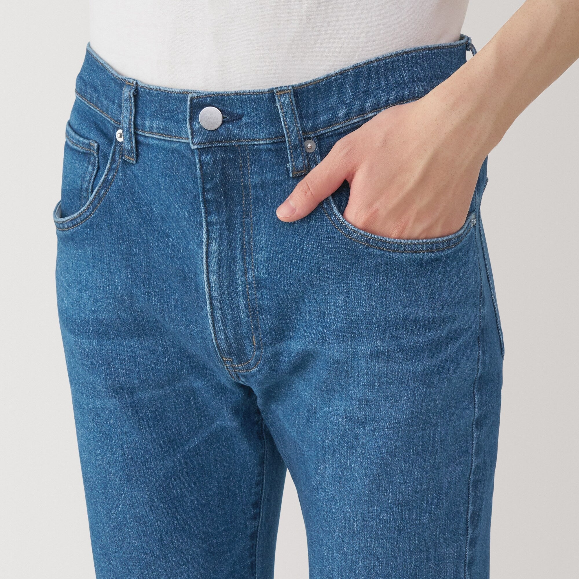 Stretch Denim Slim Pants (L30)