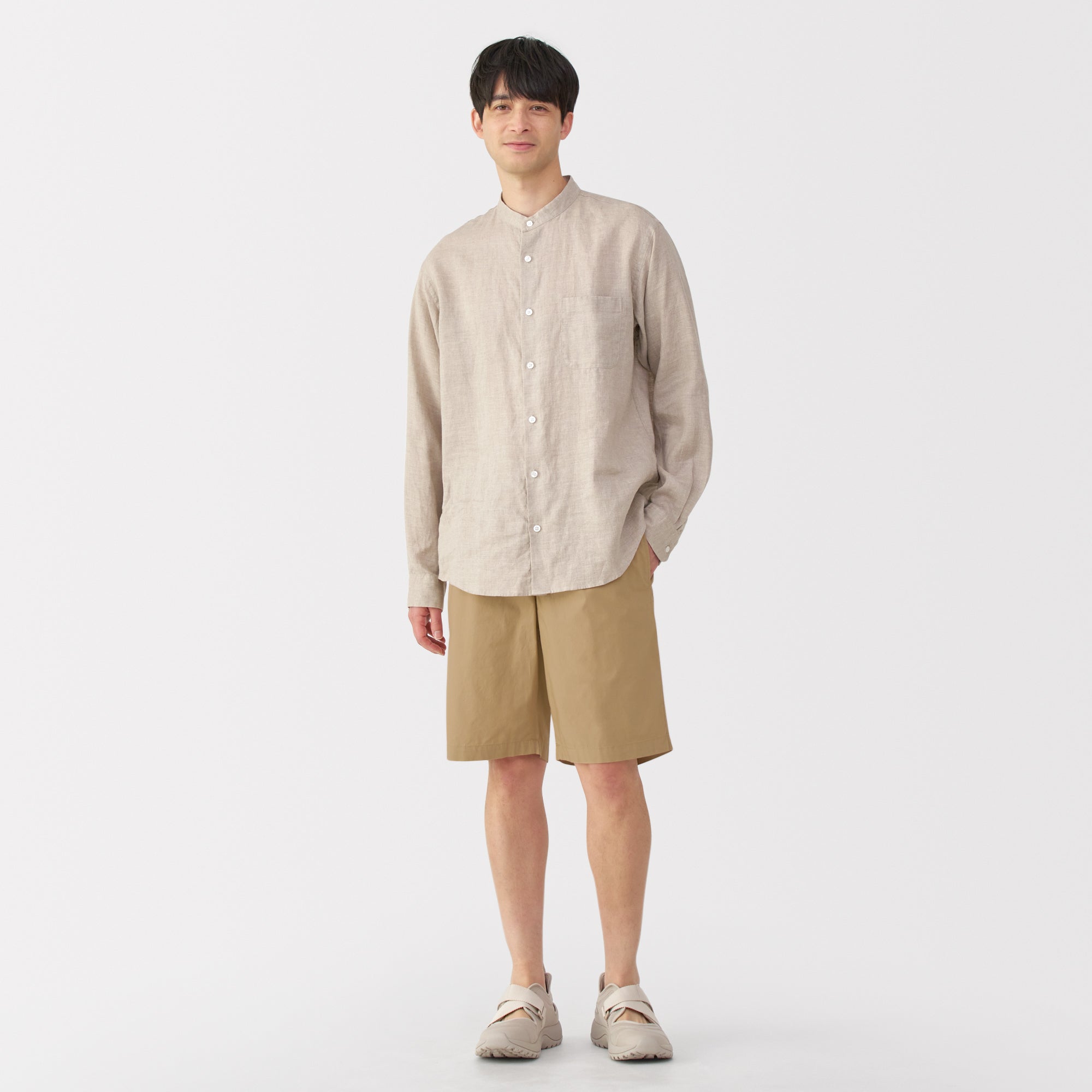 Men's Washed Broadcloth Easy Shorts