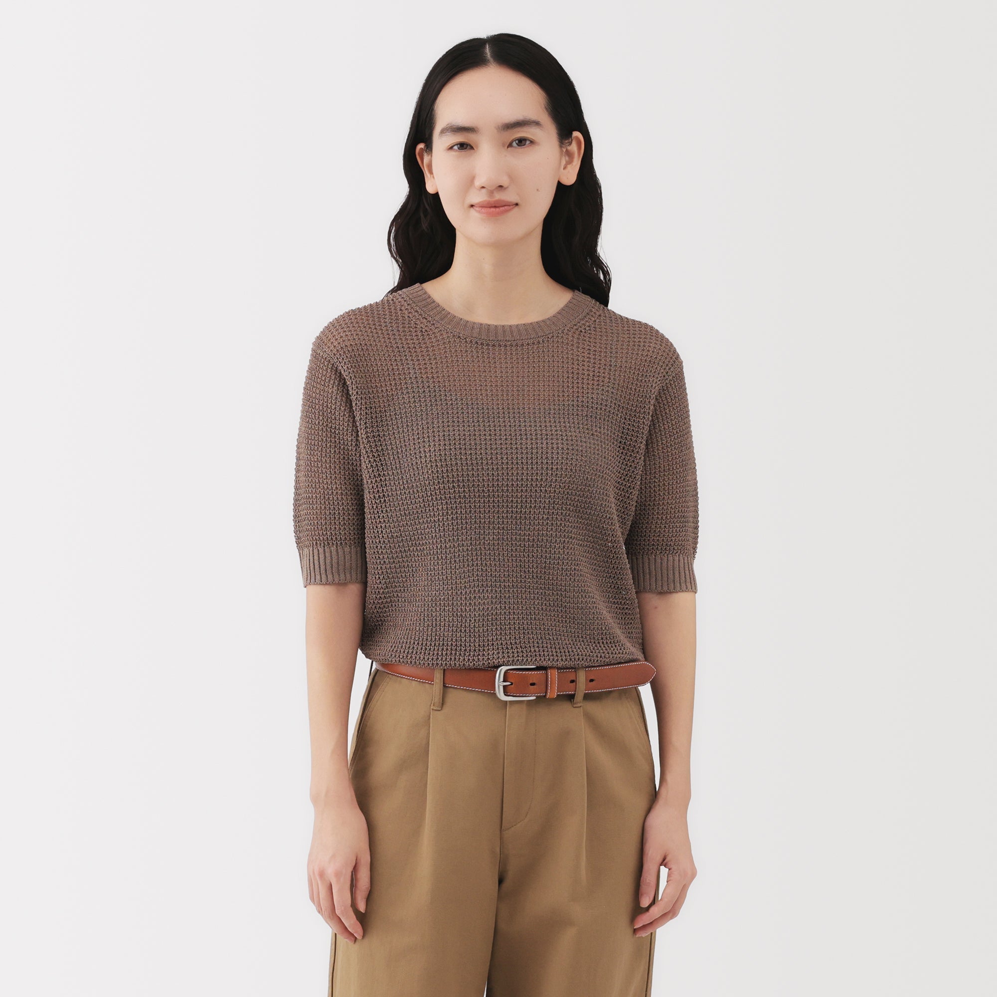 Tanned Leather Adjustable Belt