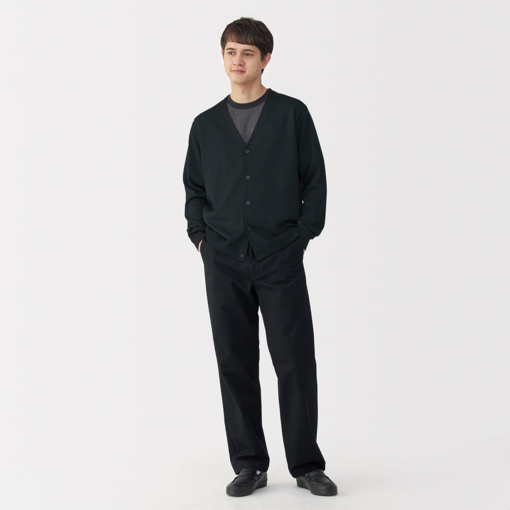 Men's Hemp Blend V-Neck Cardigan
