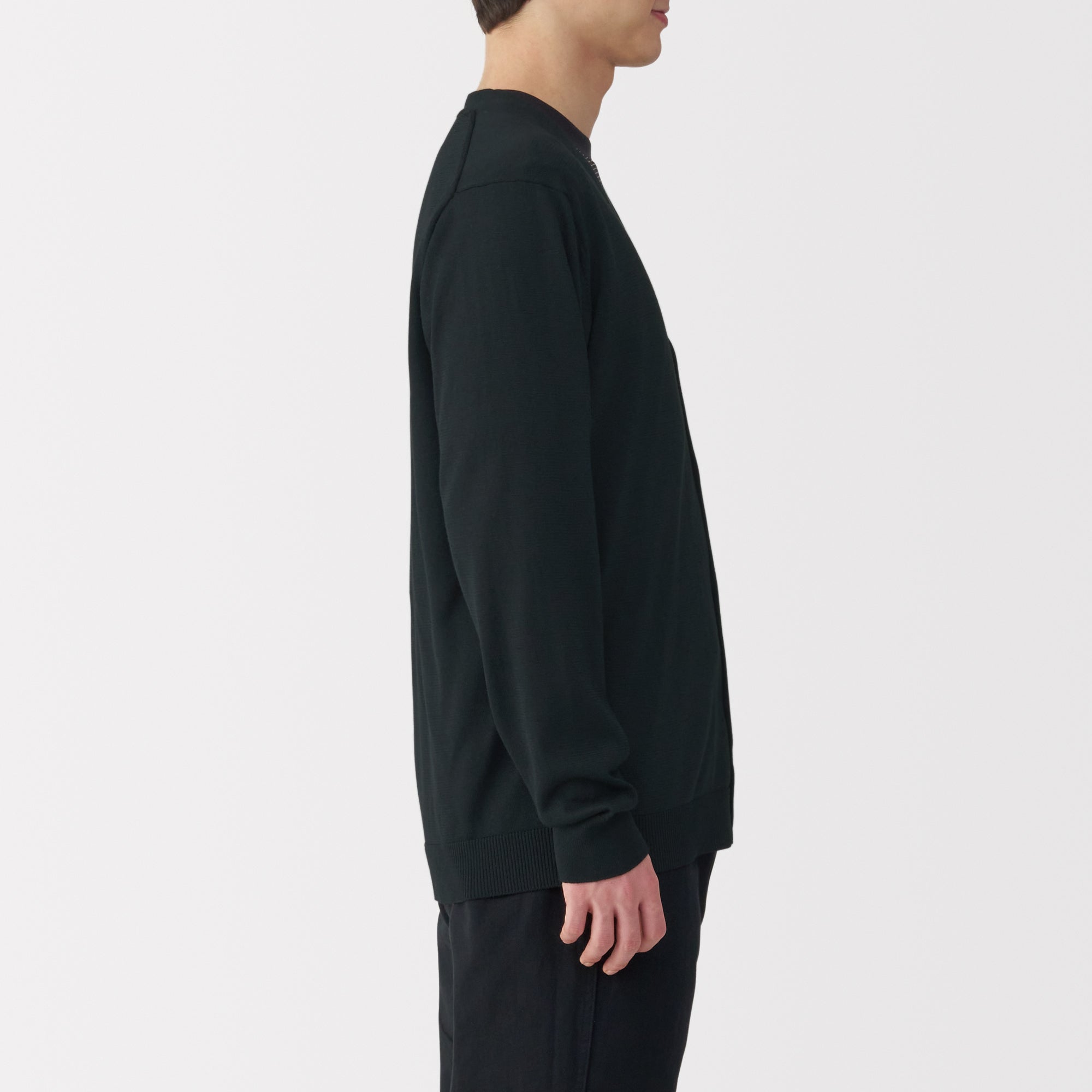 Men's Hemp Blend V-Neck Cardigan