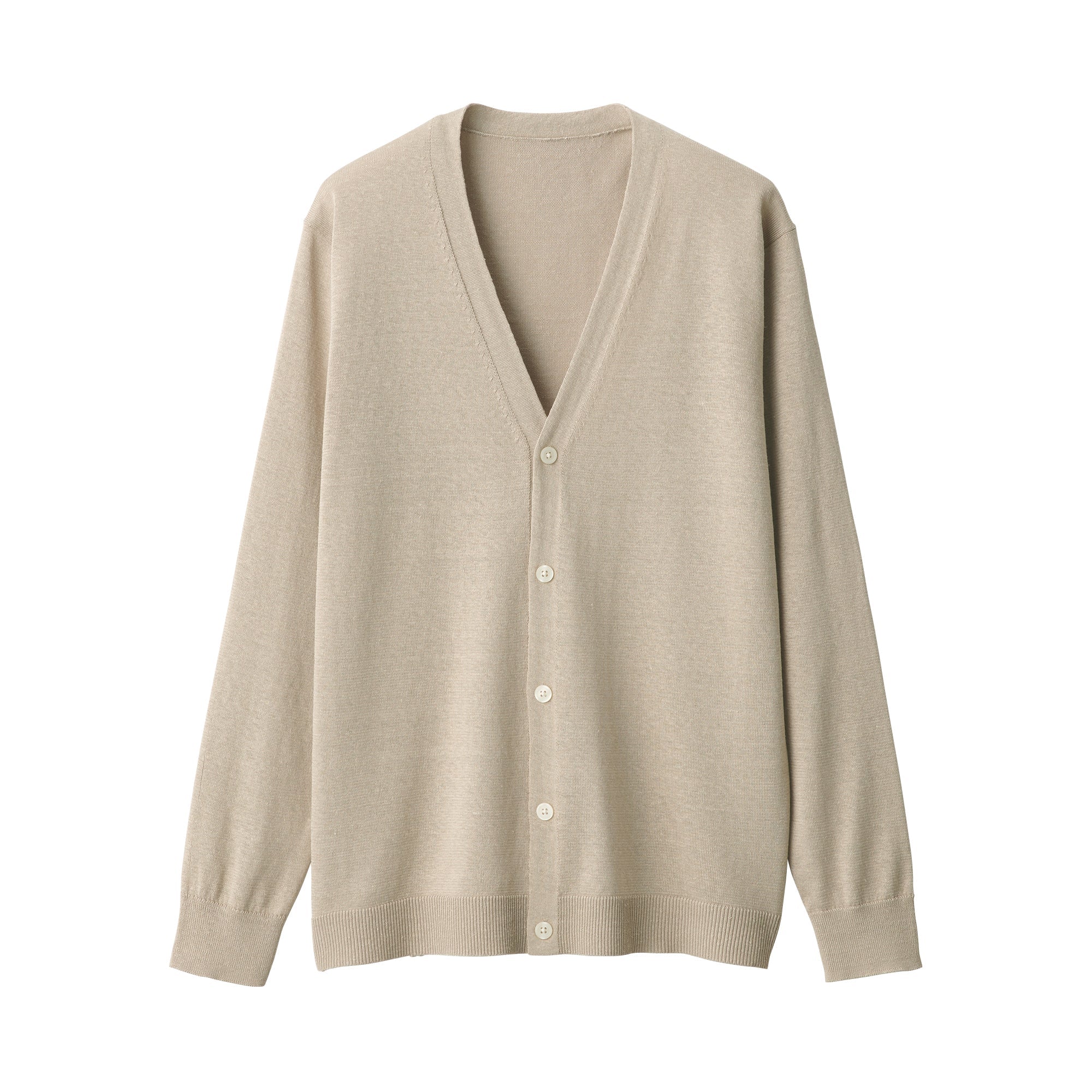 Men's Hemp Blend V-Neck Cardigan