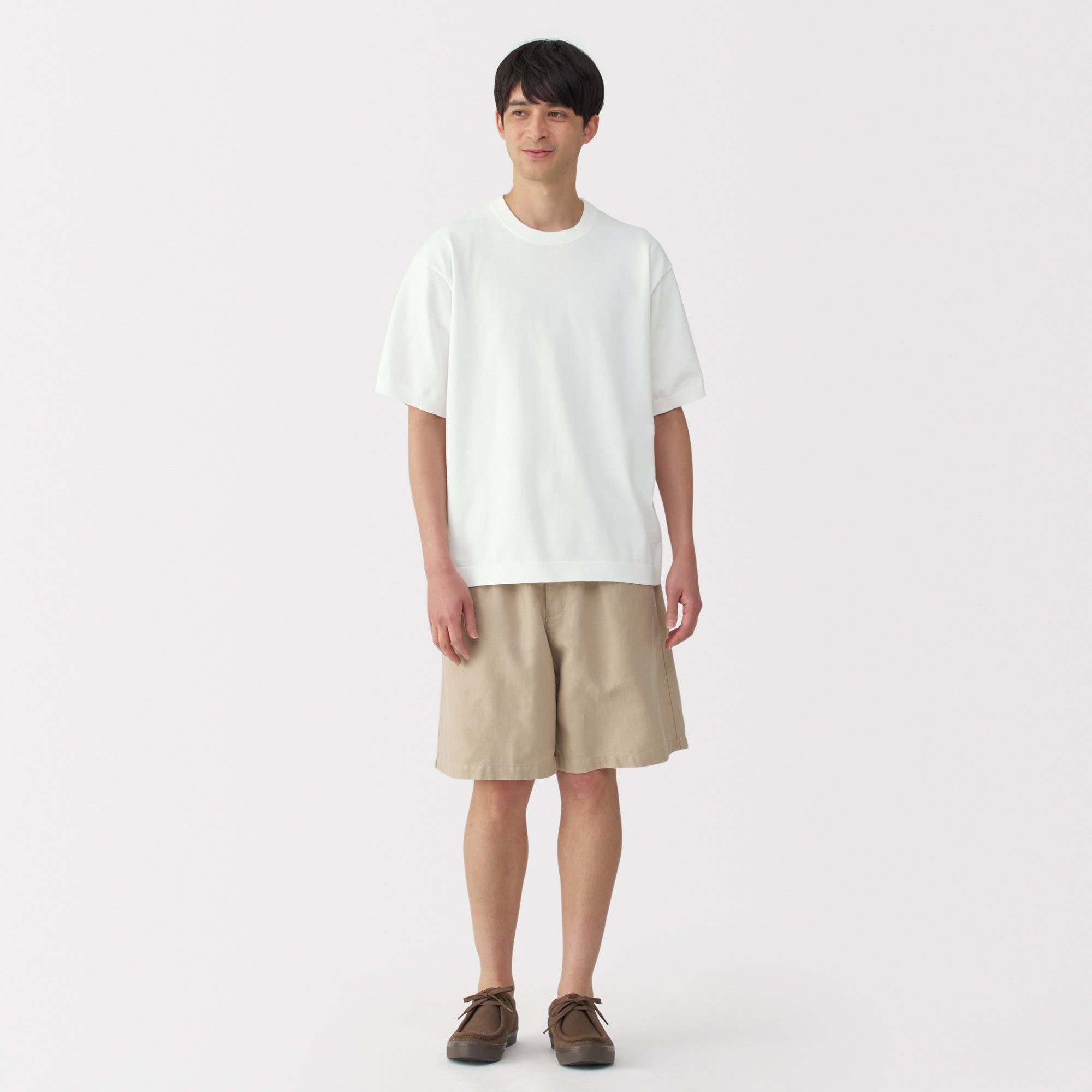 Men's Quick Dry Crew Neck Short Sleeve Knit T-Shirt