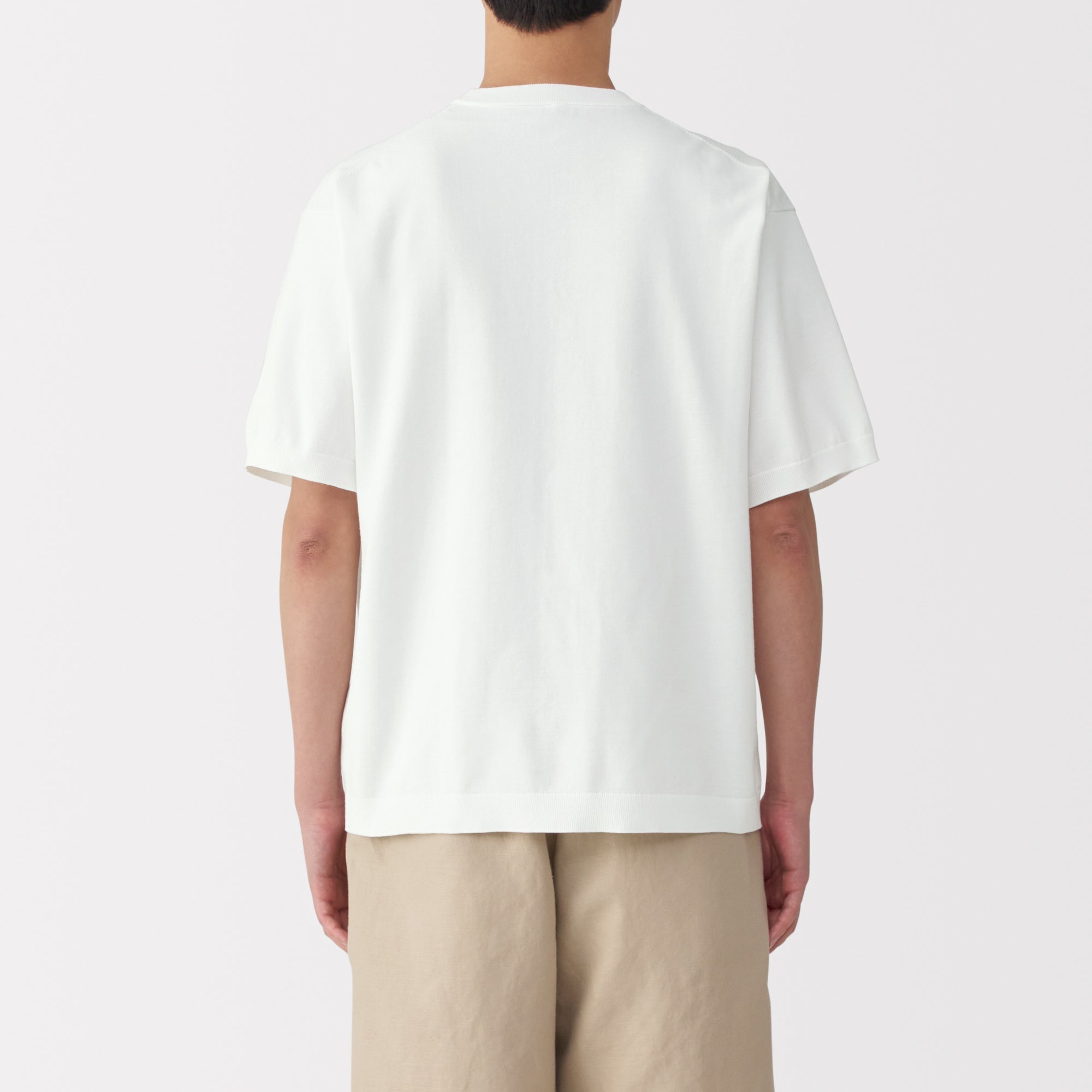 Men's Quick Dry Crew Neck Short Sleeve Knit T-Shirt