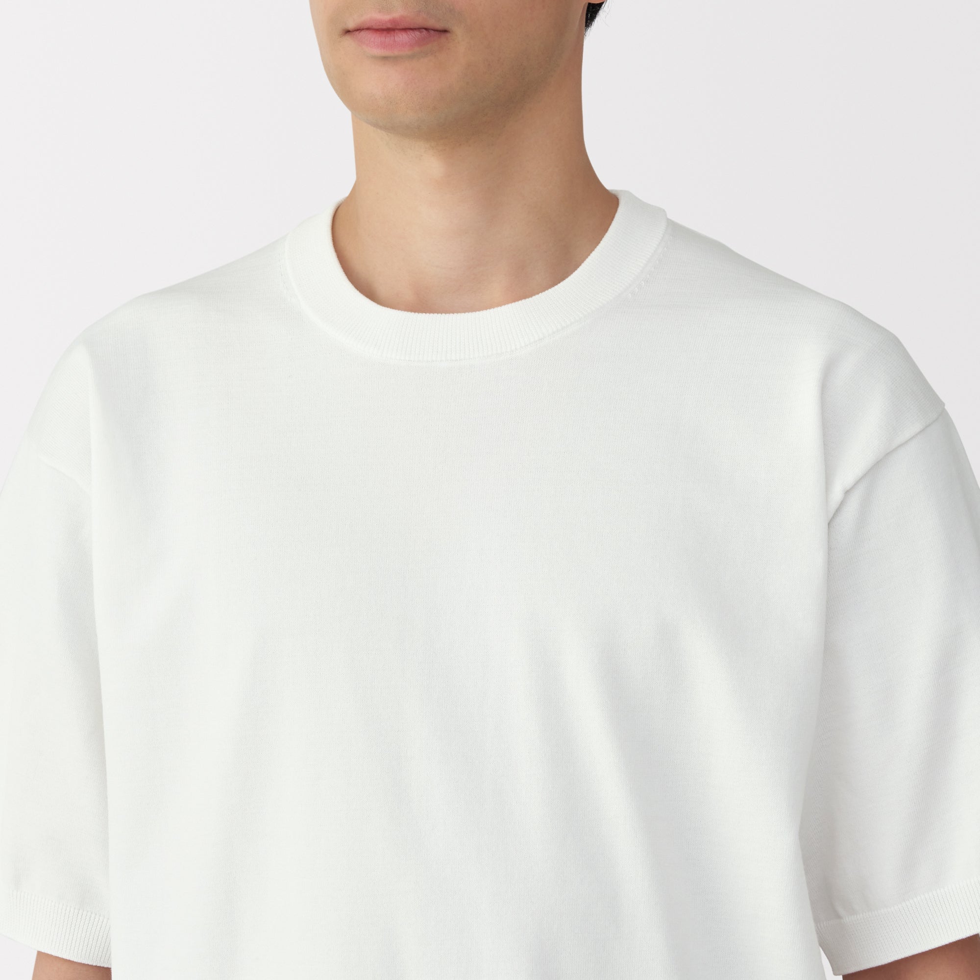 Men's Quick Dry Crew Neck Short Sleeve Knit T-Shirt