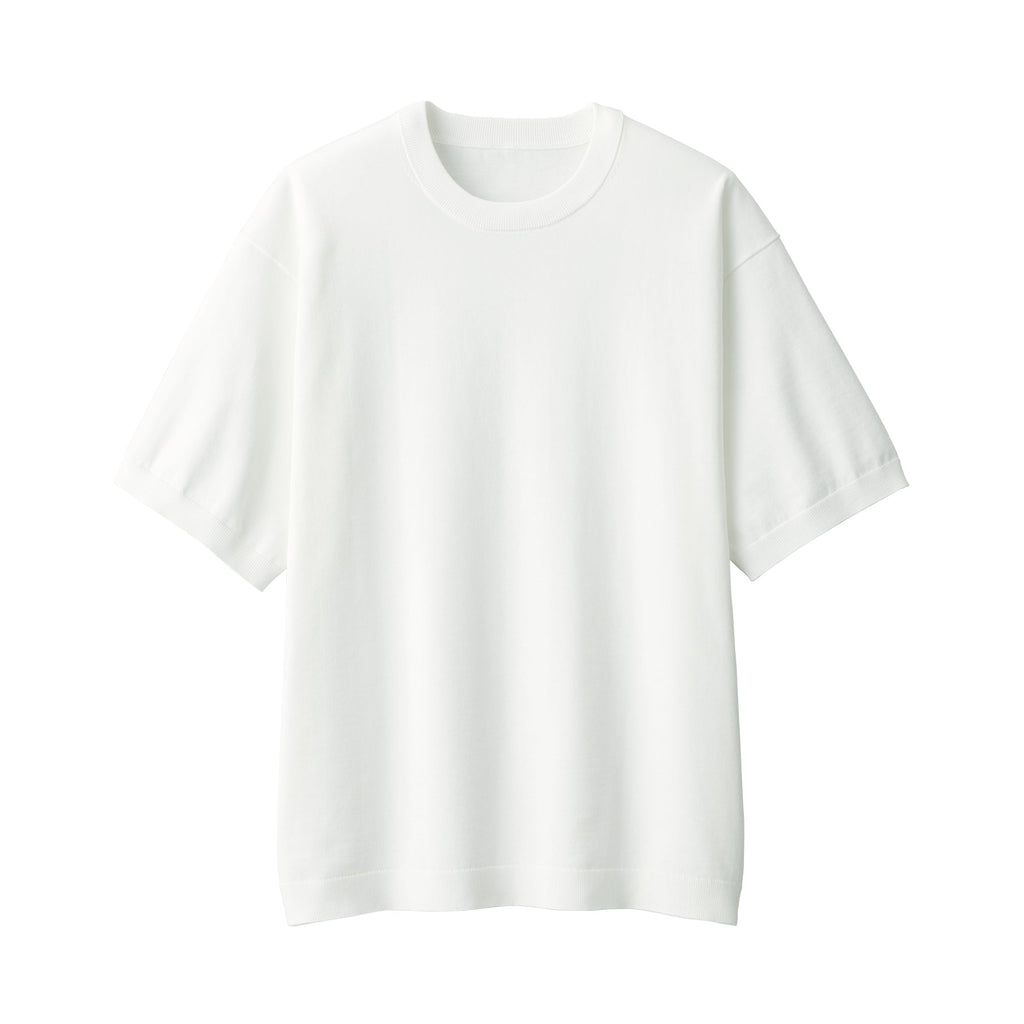 Men's Quick Dry Crew Neck Short Sleeve Knit T-Shirt