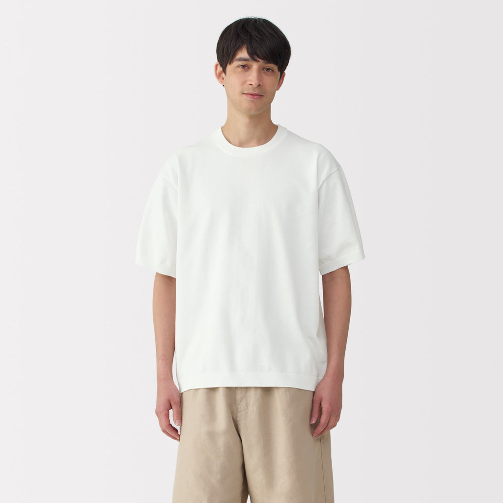 Men's Quick Dry Crew Neck Short Sleeve Knit T-Shirt