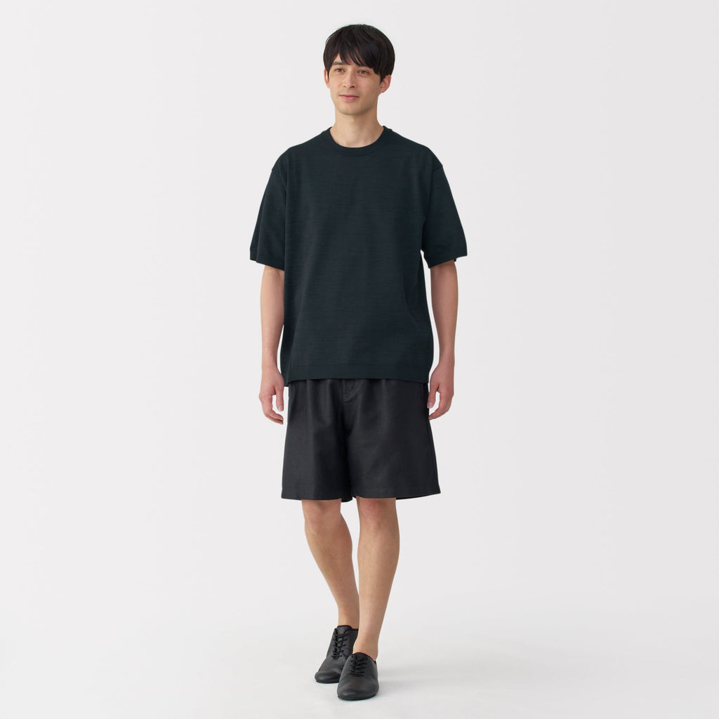 Men's Quick Dry Crew Neck Short Sleeve Knit T-Shirt