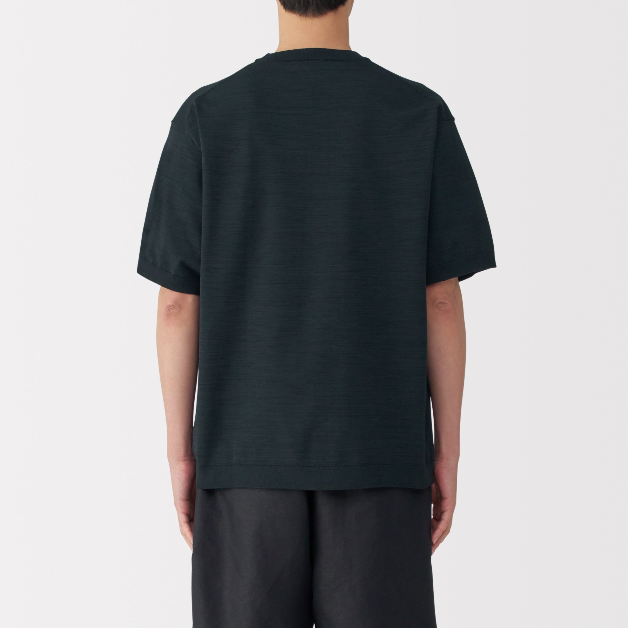 Men's Quick Dry Crew Neck Short Sleeve Knit T-Shirt