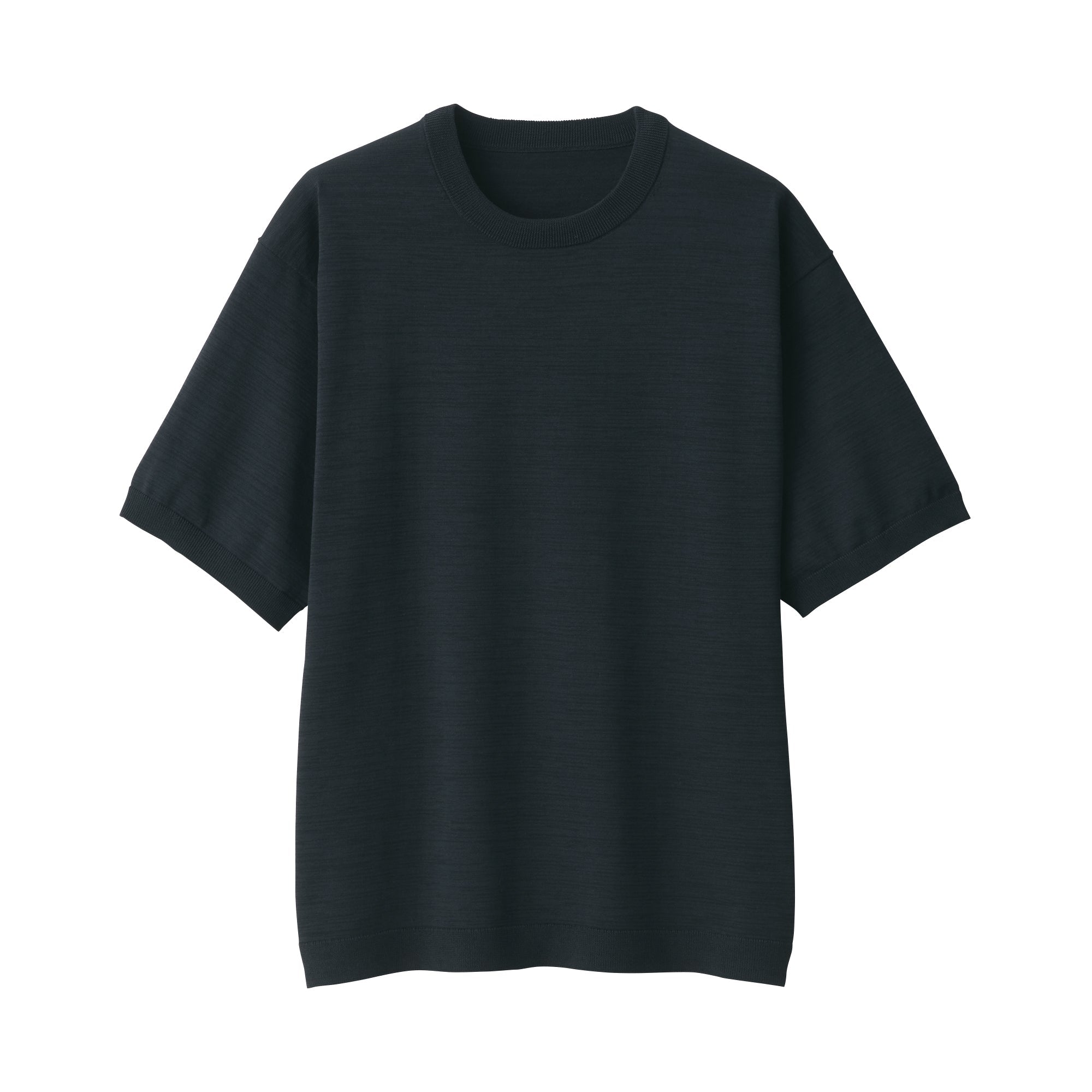 Men's Quick Dry Crew Neck Short Sleeve Knit T-Shirt