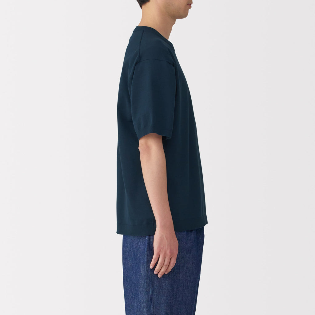 Men's Quick Dry Crew Neck Short Sleeve Knit T-Shirt
