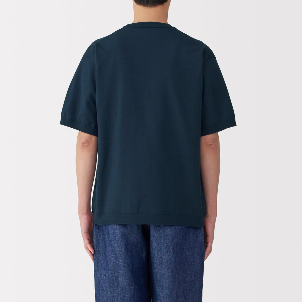 Men's Quick Dry Crew Neck Short Sleeve Knit T-Shirt