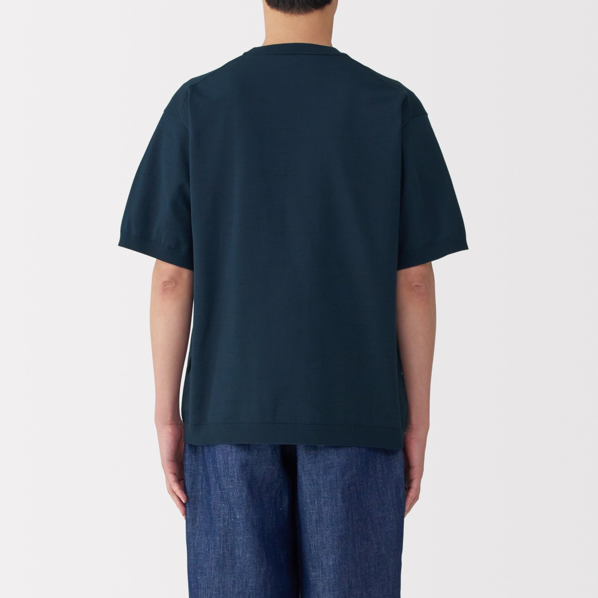Men's Quick Dry Crew Neck Short Sleeve Knit T-Shirt
