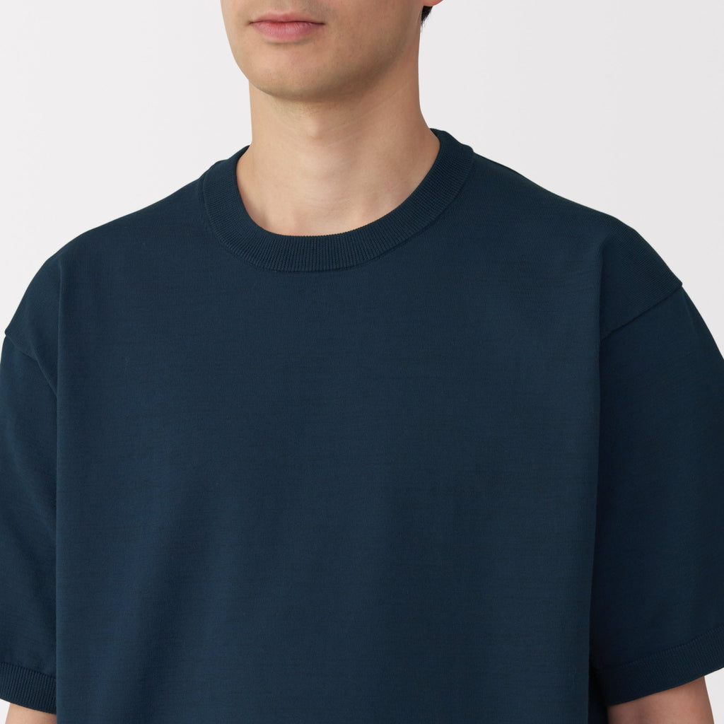 Men's Quick Dry Crew Neck Short Sleeve Knit T-Shirt