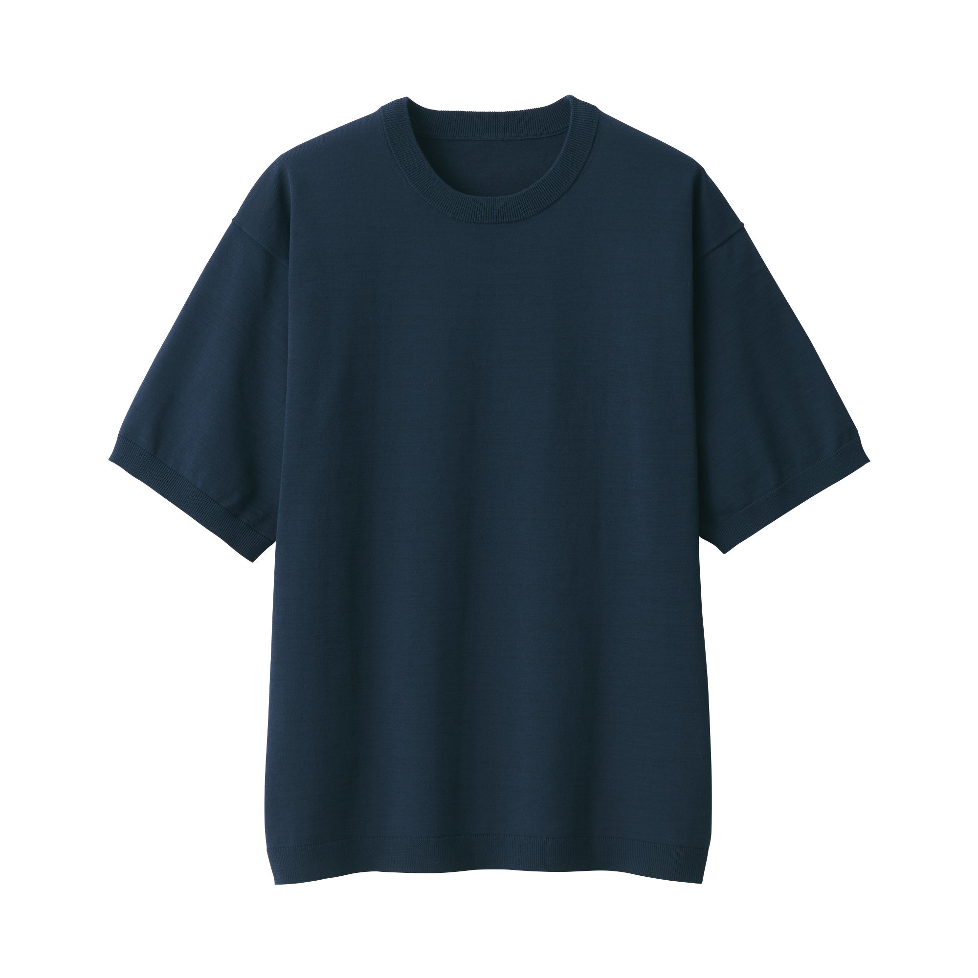 Men's Quick Dry Crew Neck Short Sleeve Knit T-Shirt