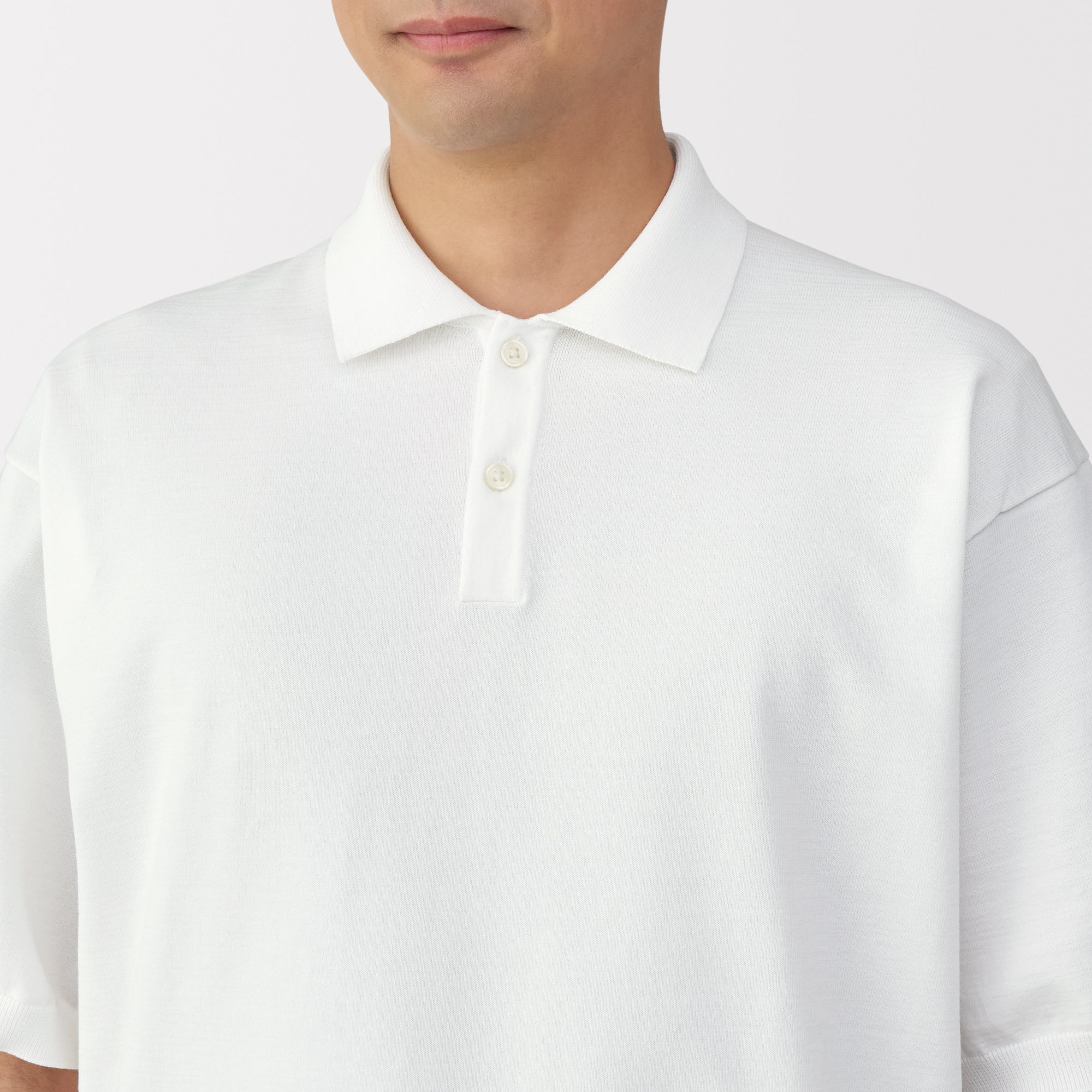 Men's Quick Dry Crew Neck Short Sleeve Knit Polo Shirt