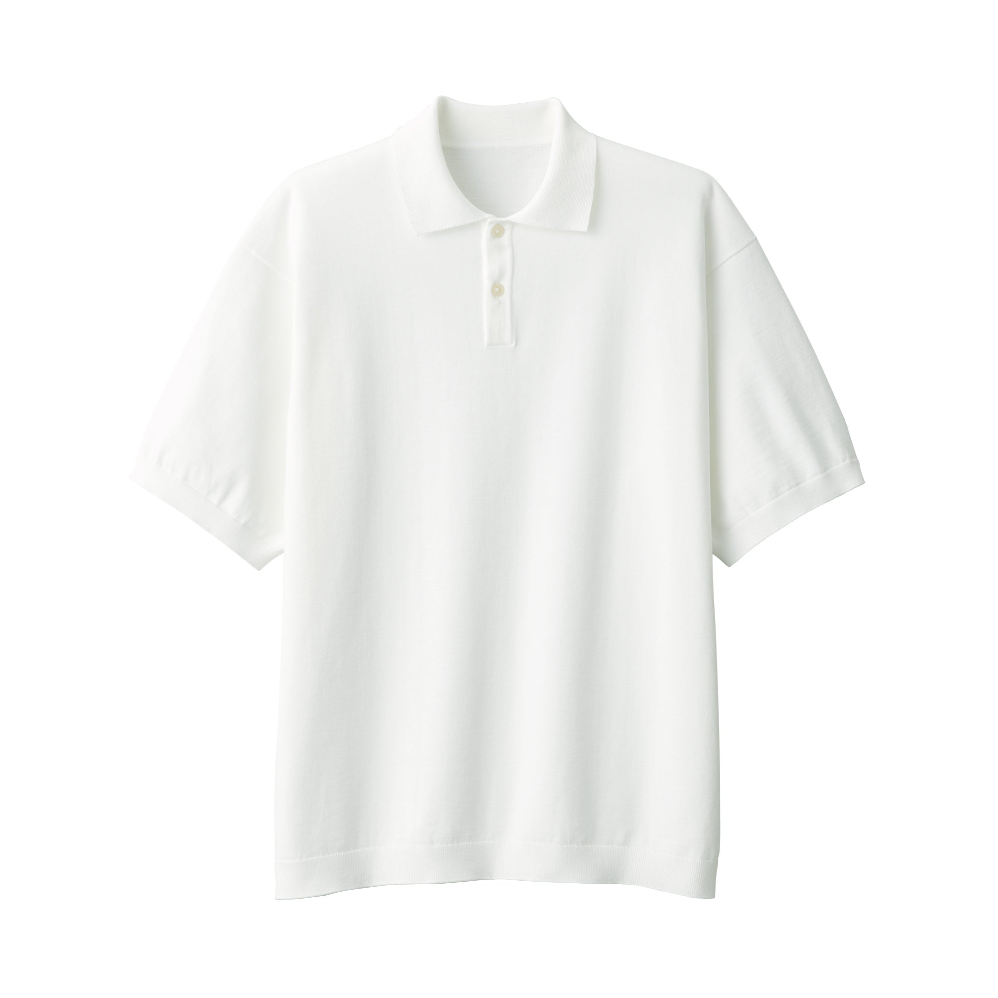 Men's Quick Dry Crew Neck Short Sleeve Knit Polo Shirt