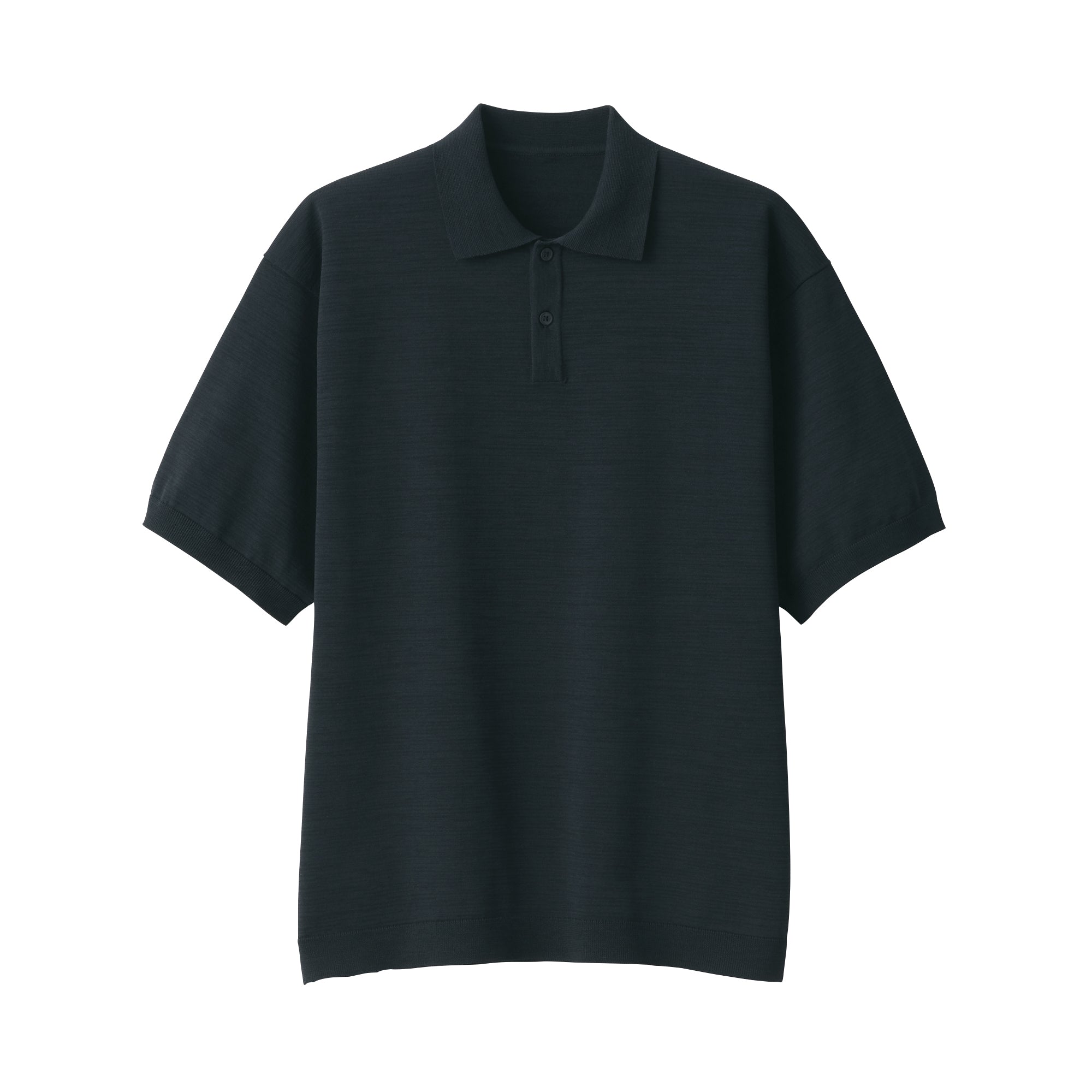 Men's Quick Dry Crew Neck Short Sleeve Knit Polo Shirt