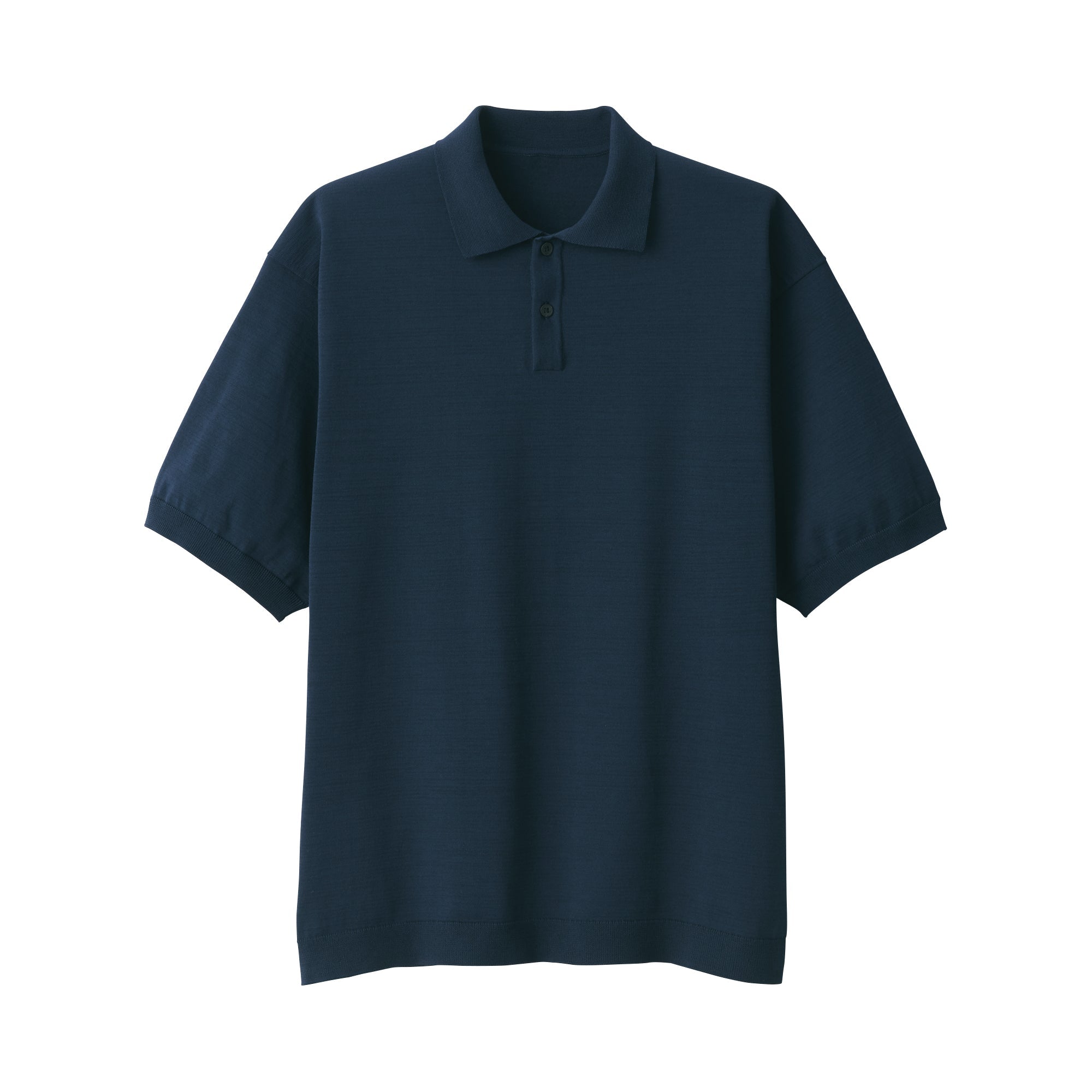 Men's Quick Dry Crew Neck Short Sleeve Knit Polo Shirt