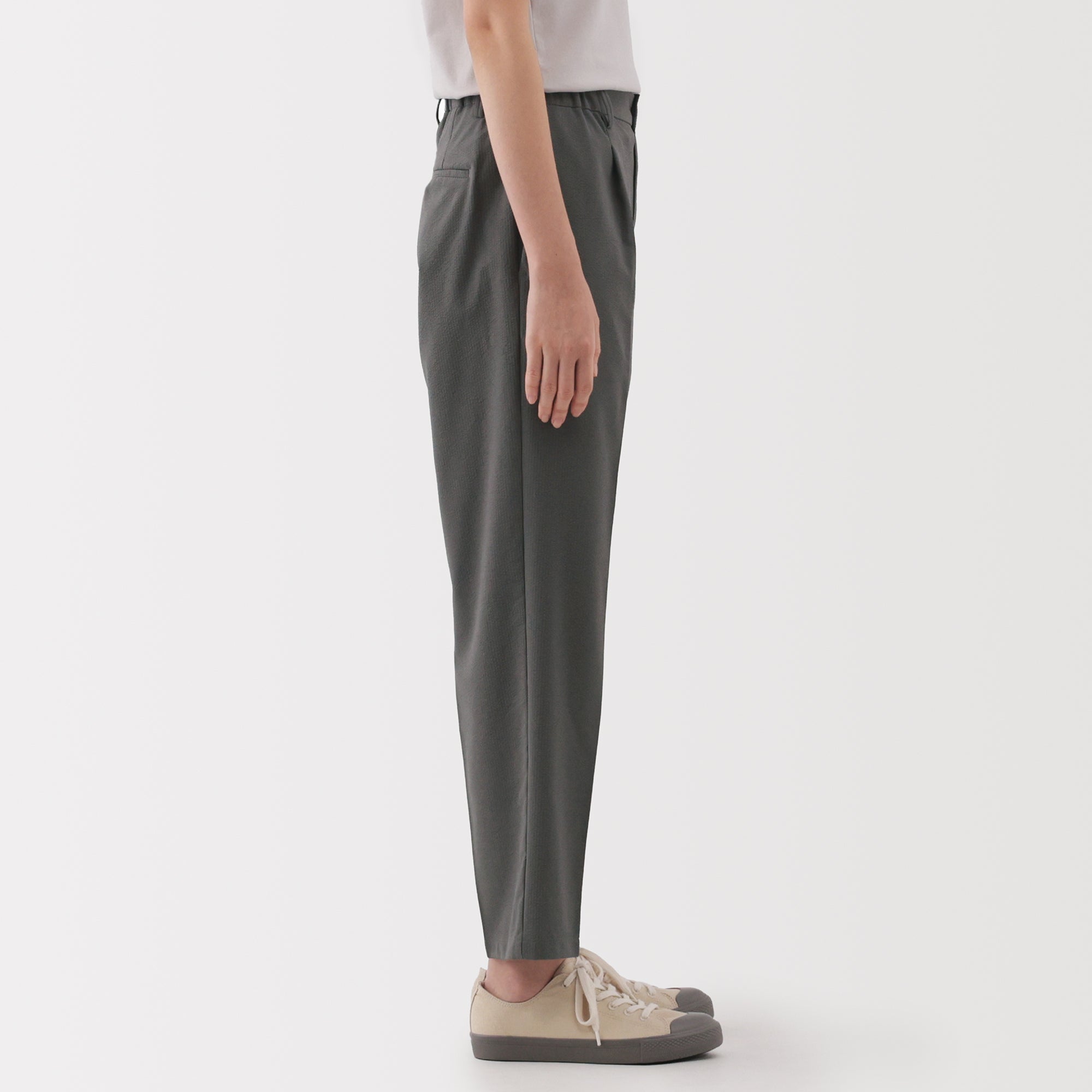 Women's Breathable Seersucker Tapered Pants