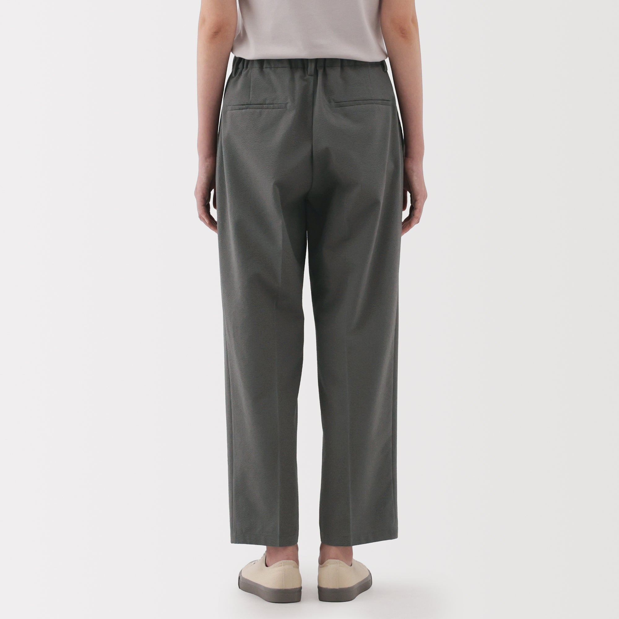 Women's Breathable Seersucker Tapered Pants