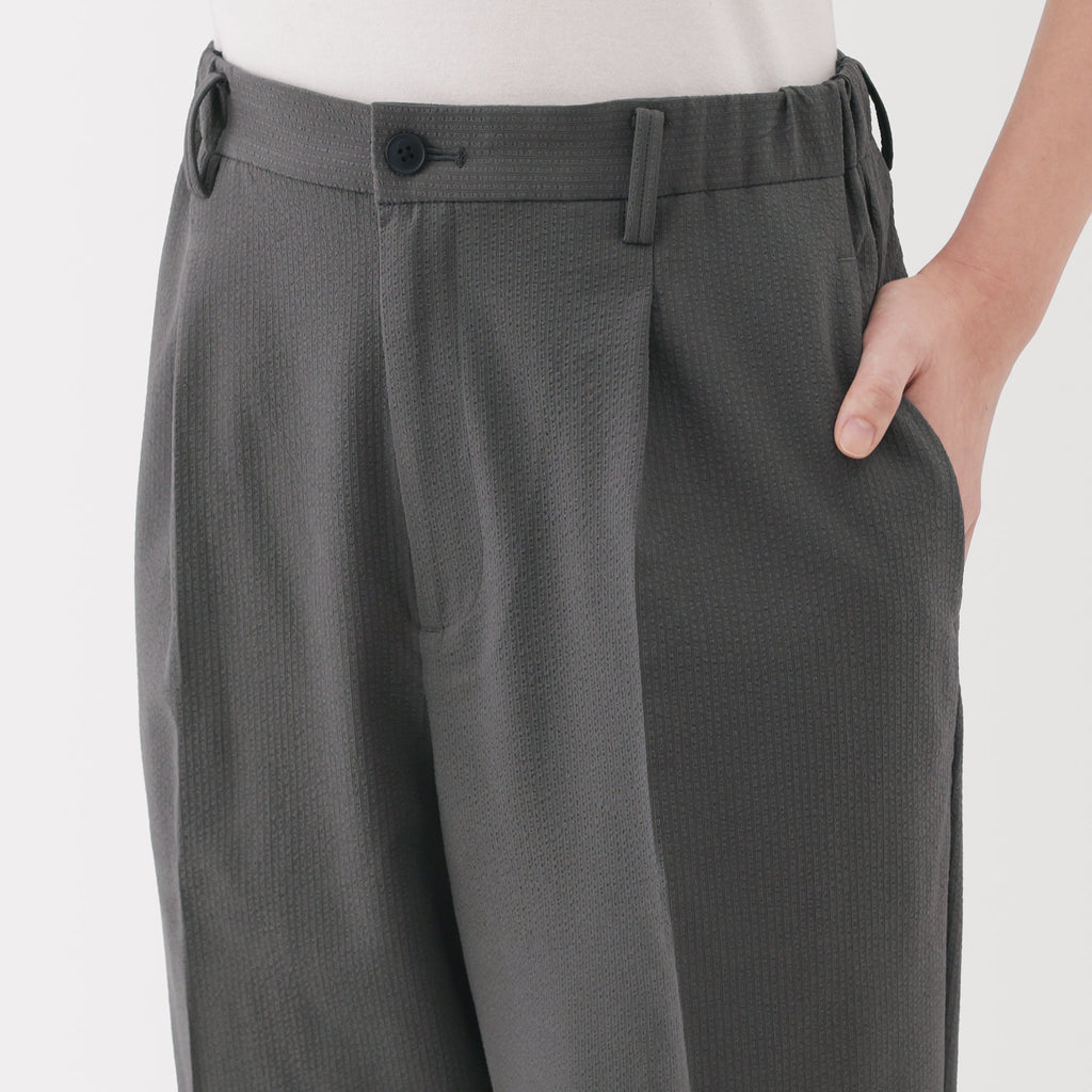 Women's Breathable Seersucker Tapered Pants