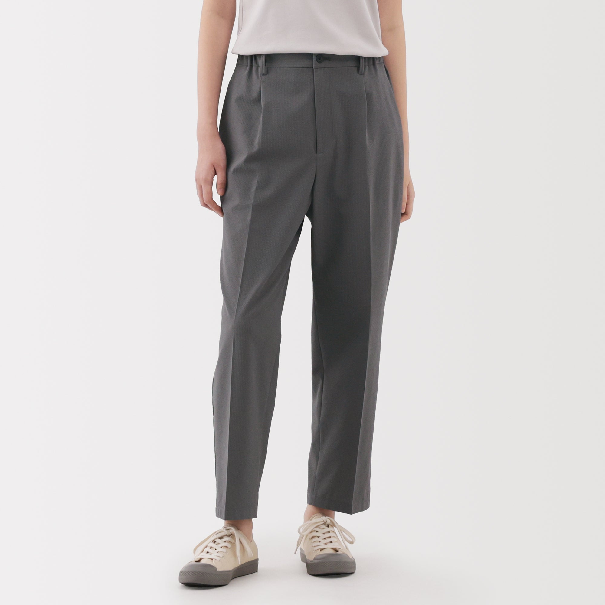 Women's Breathable Seersucker Tapered Pants
